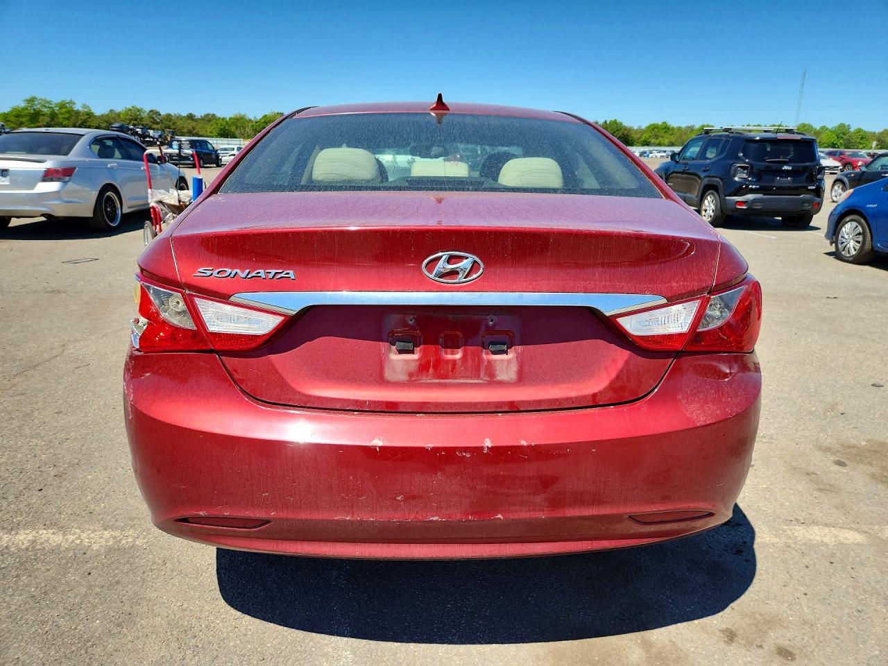 2013 Hyundai Sonata Gls Red vin: 5NPEB4AC0DH654568