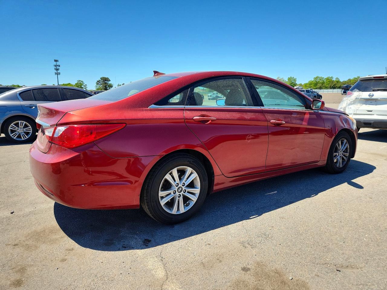 2013 Hyundai Sonata Gls Red vin: 5NPEB4AC0DH654568