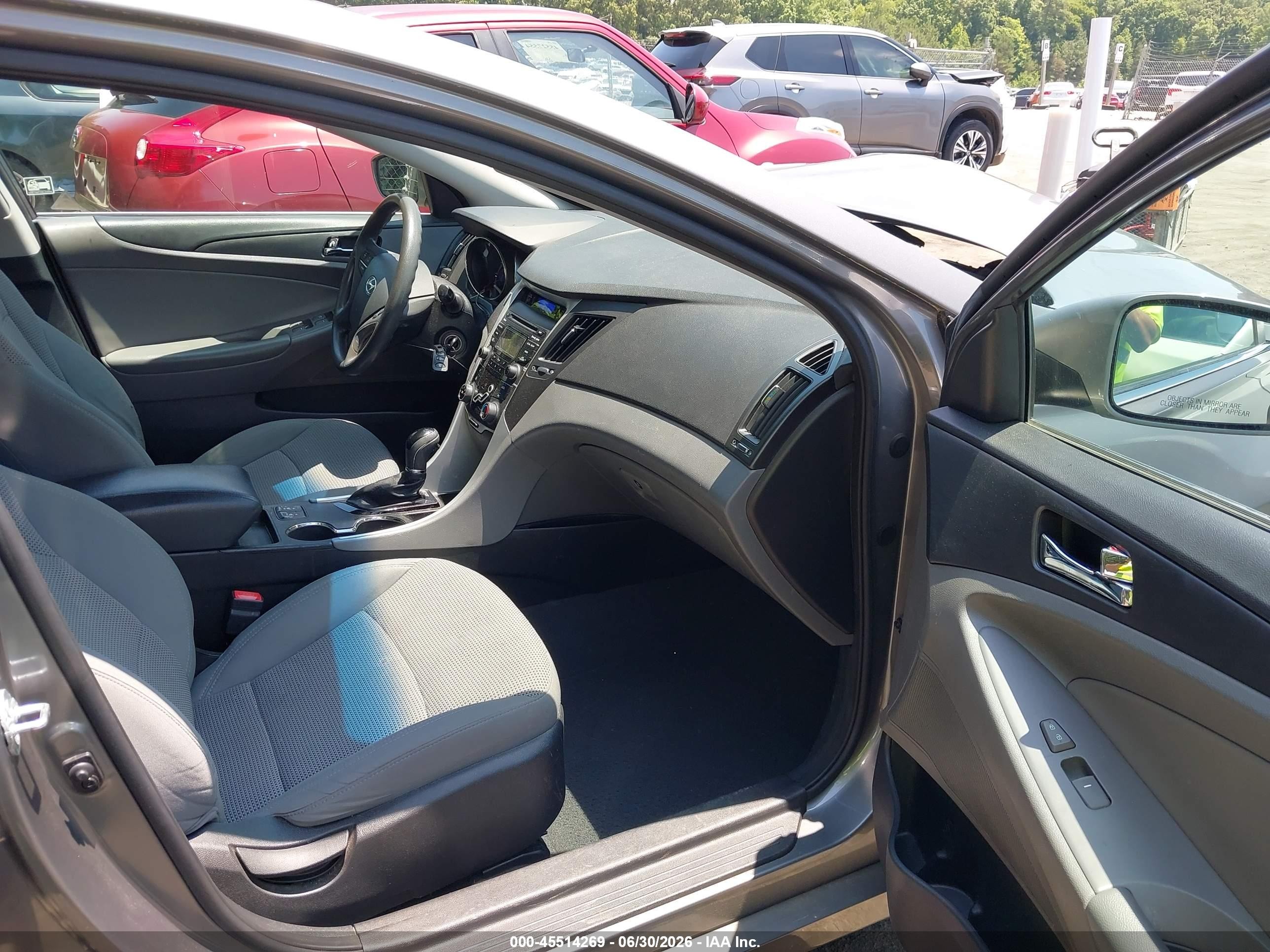2013 Hyundai Sonata Gls Серый vin: 5NPEB4AC0DH661309
