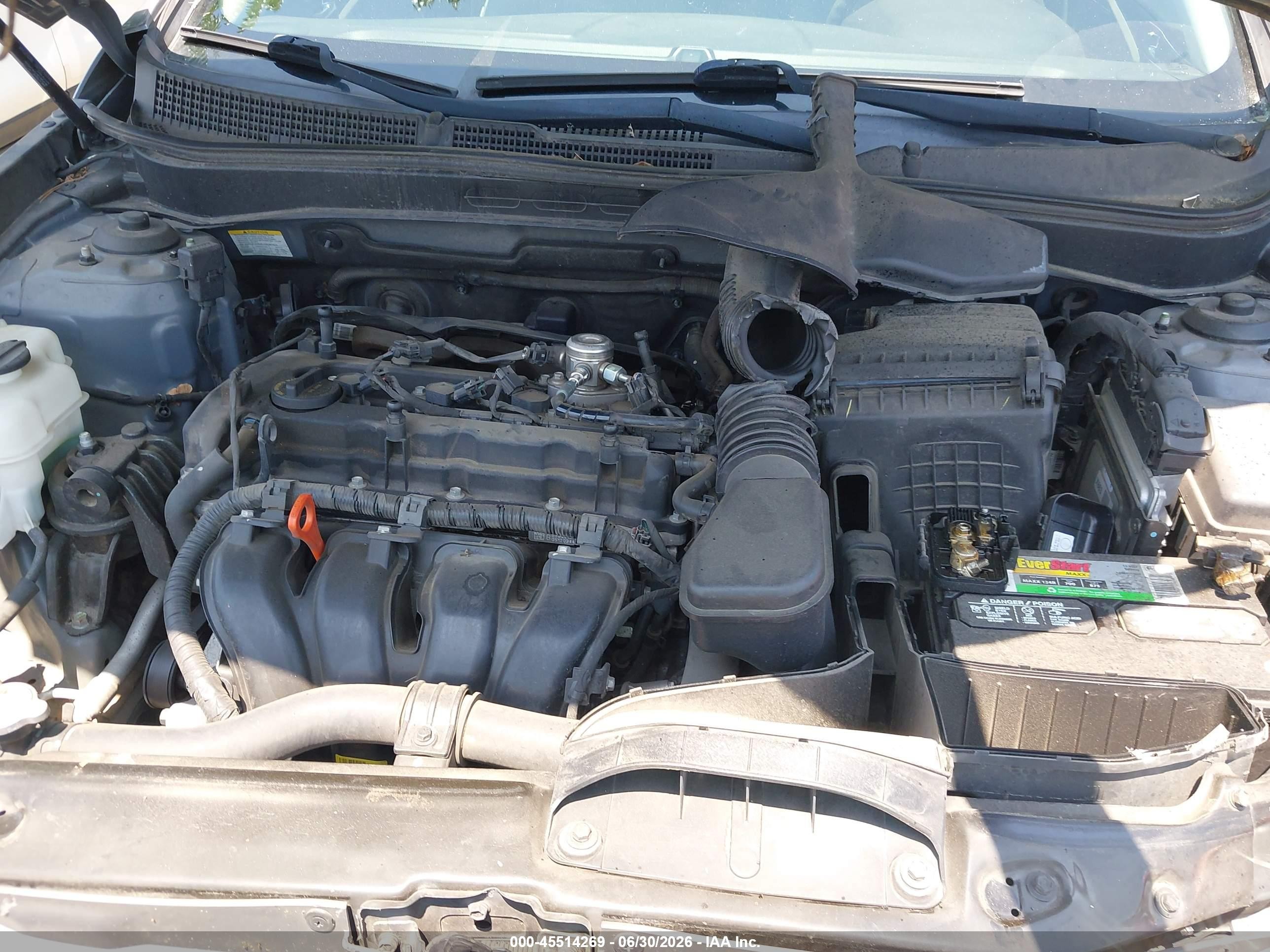 2013 Hyundai Sonata Gls Серый vin: 5NPEB4AC0DH661309