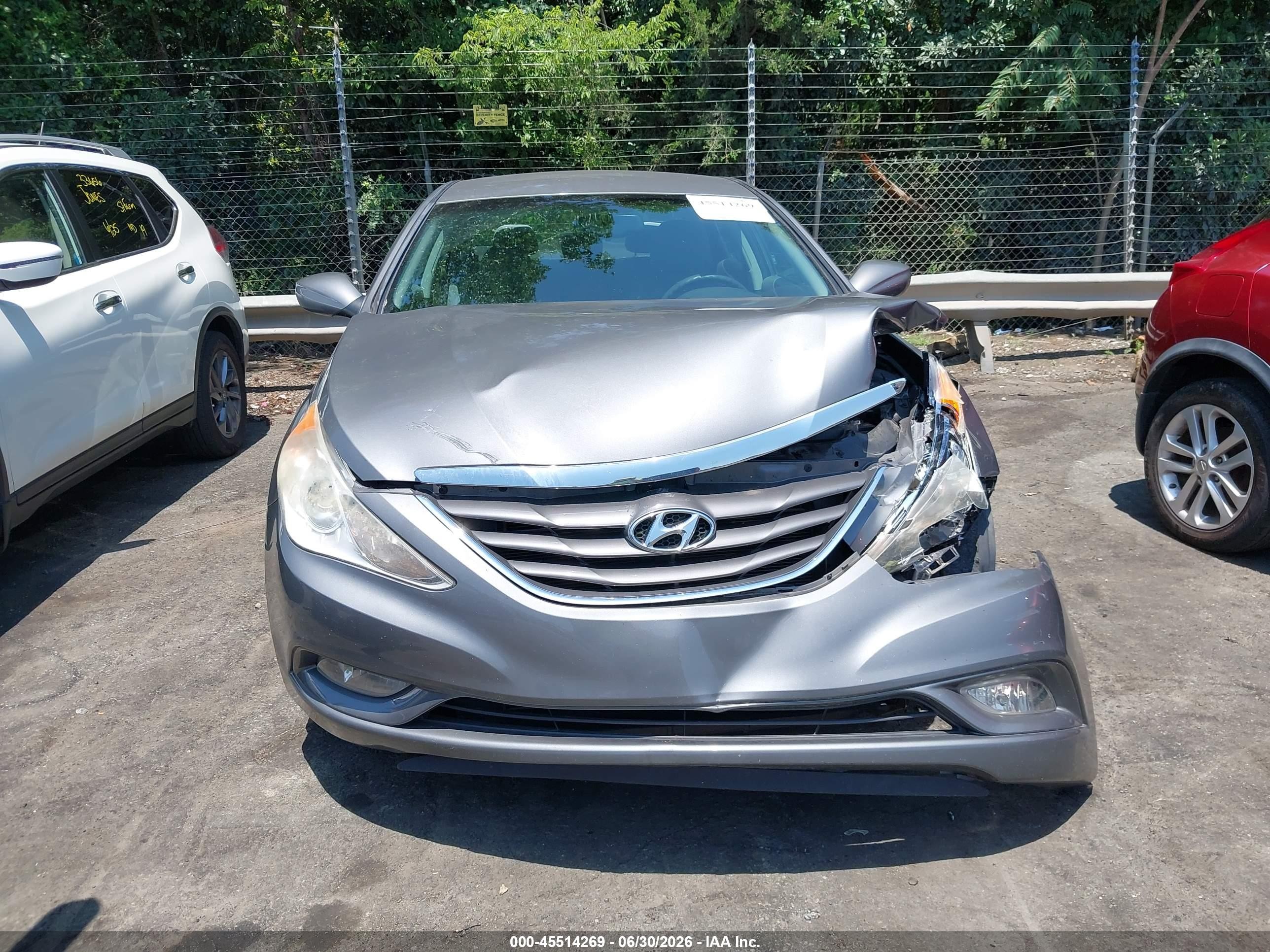 2013 Hyundai Sonata Gls Серый vin: 5NPEB4AC0DH661309