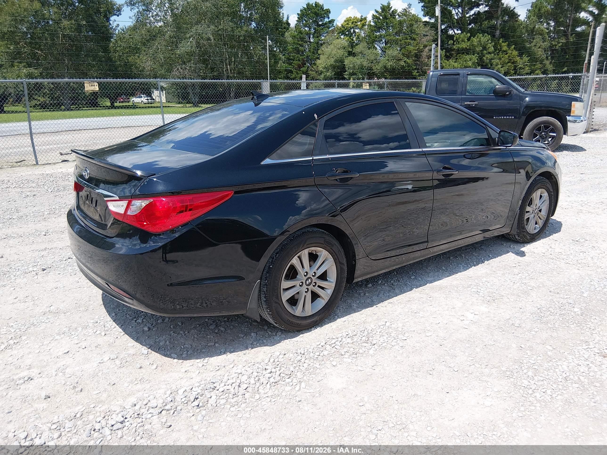 2013 Hyundai Sonata Gls Black vin: 5NPEB4AC0DH667997