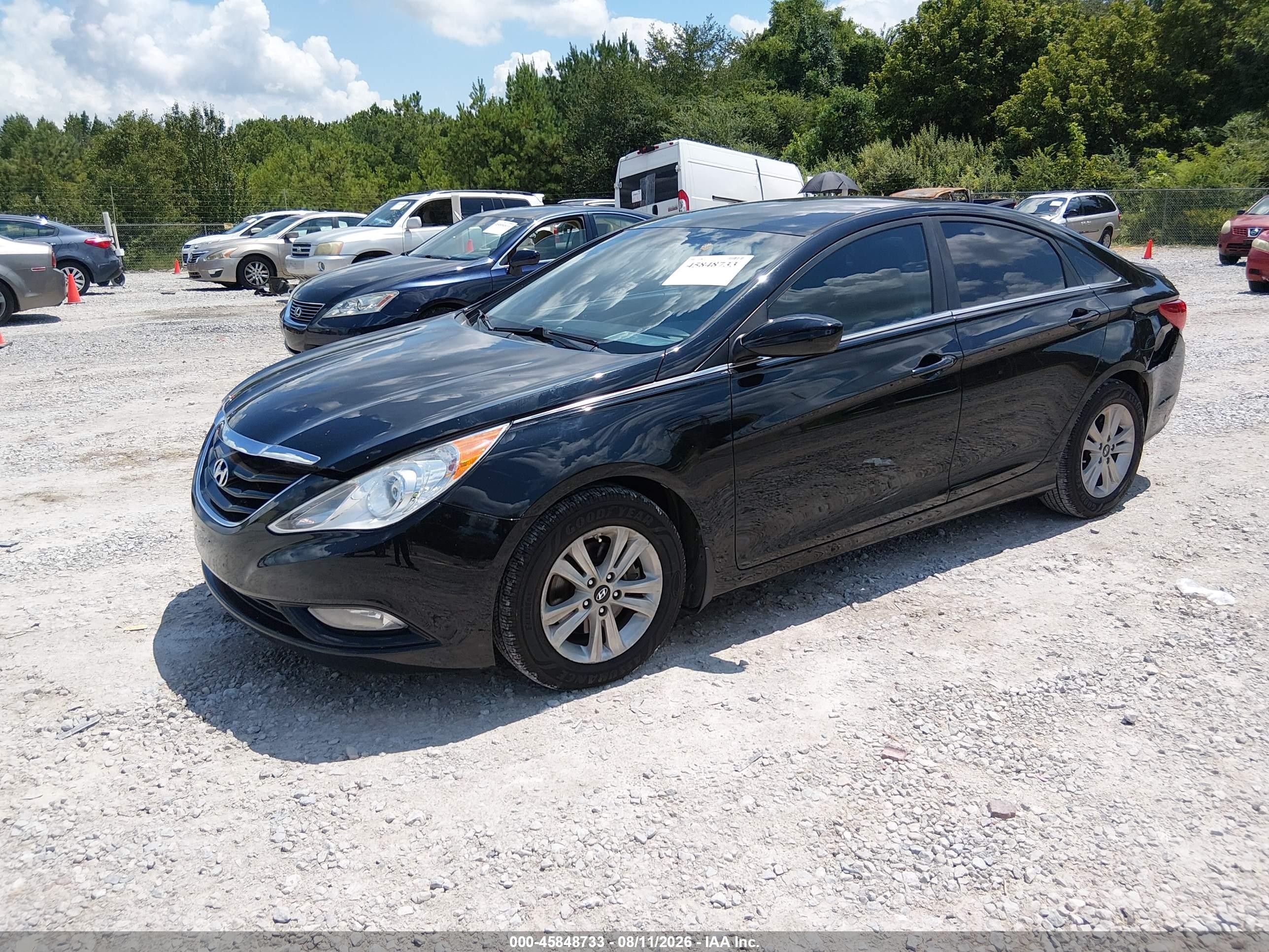 2013 Hyundai Sonata Gls Black vin: 5NPEB4AC0DH667997