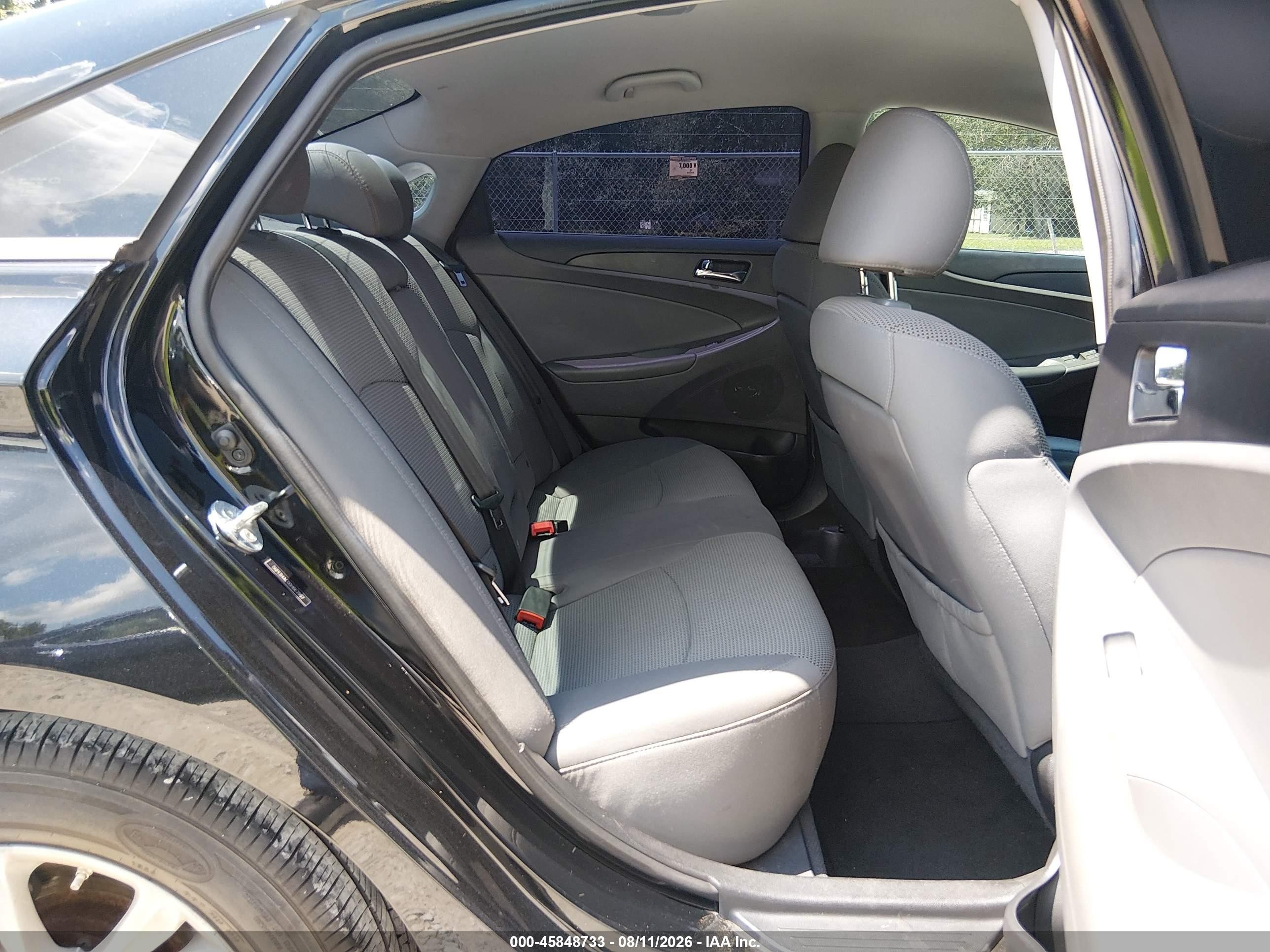 2013 Hyundai Sonata Gls Black vin: 5NPEB4AC0DH667997