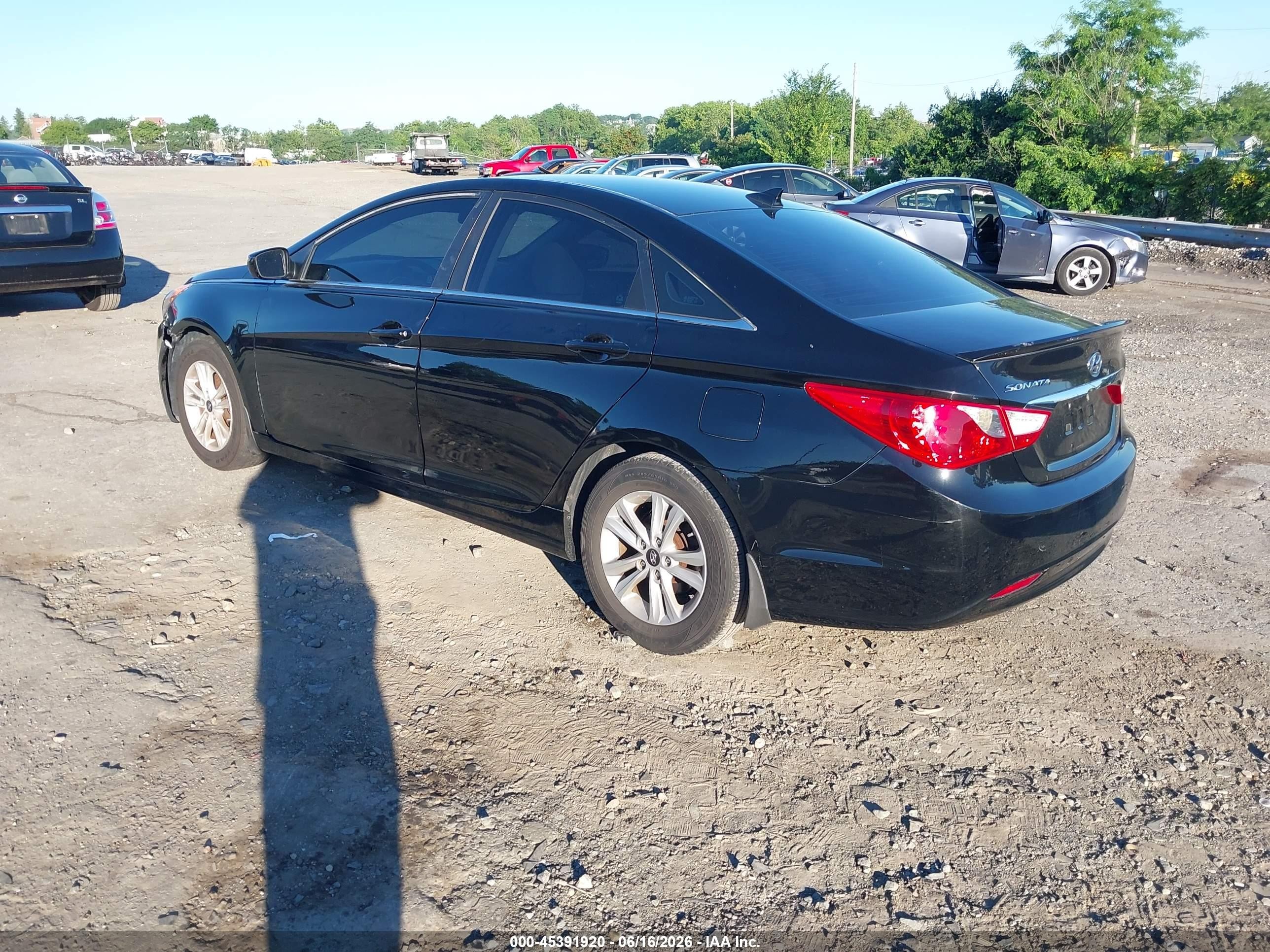 2013 Hyundai Sonata Gls Black vin: 5NPEB4AC0DH678286