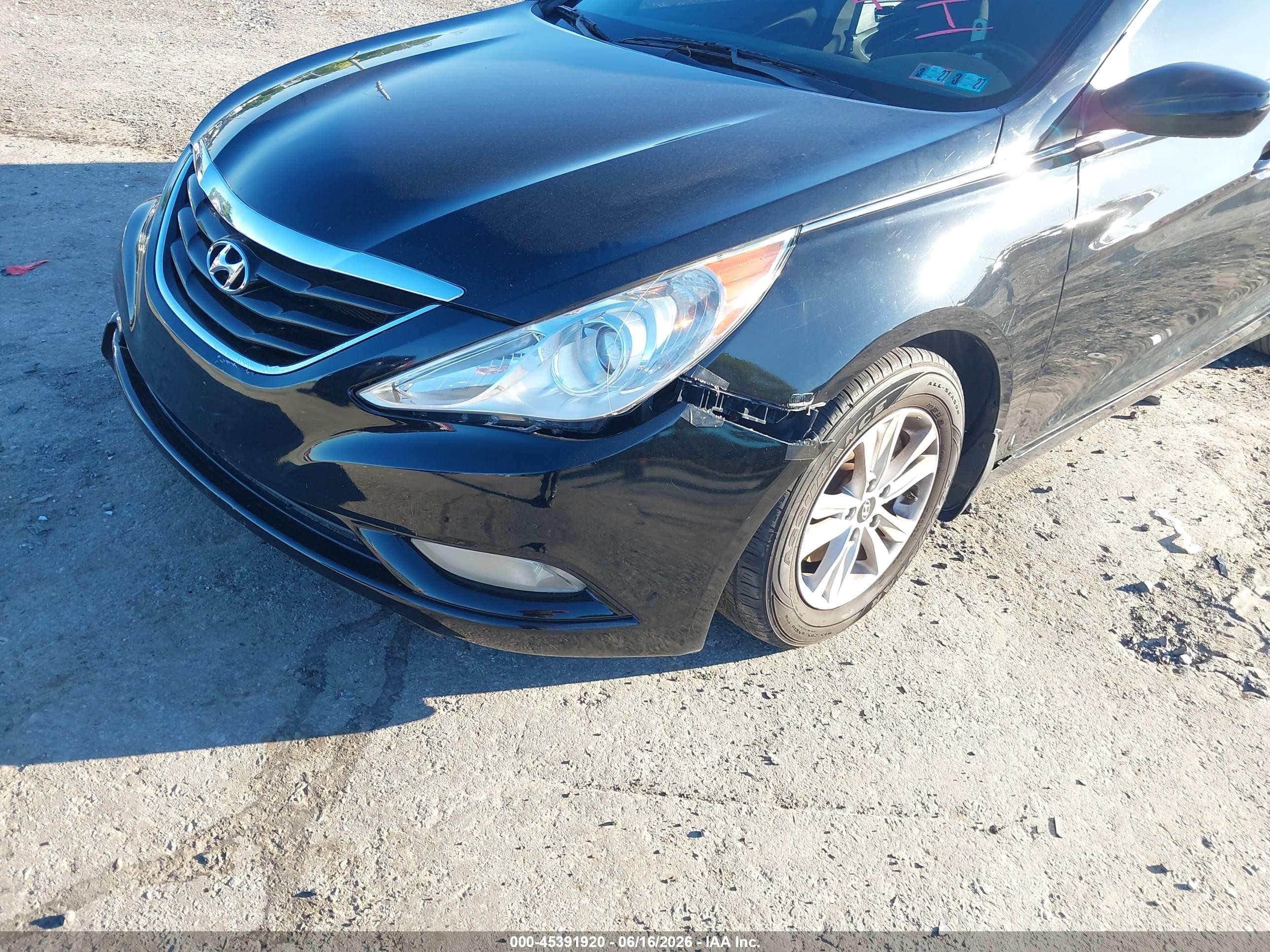 2013 Hyundai Sonata Gls Black vin: 5NPEB4AC0DH678286