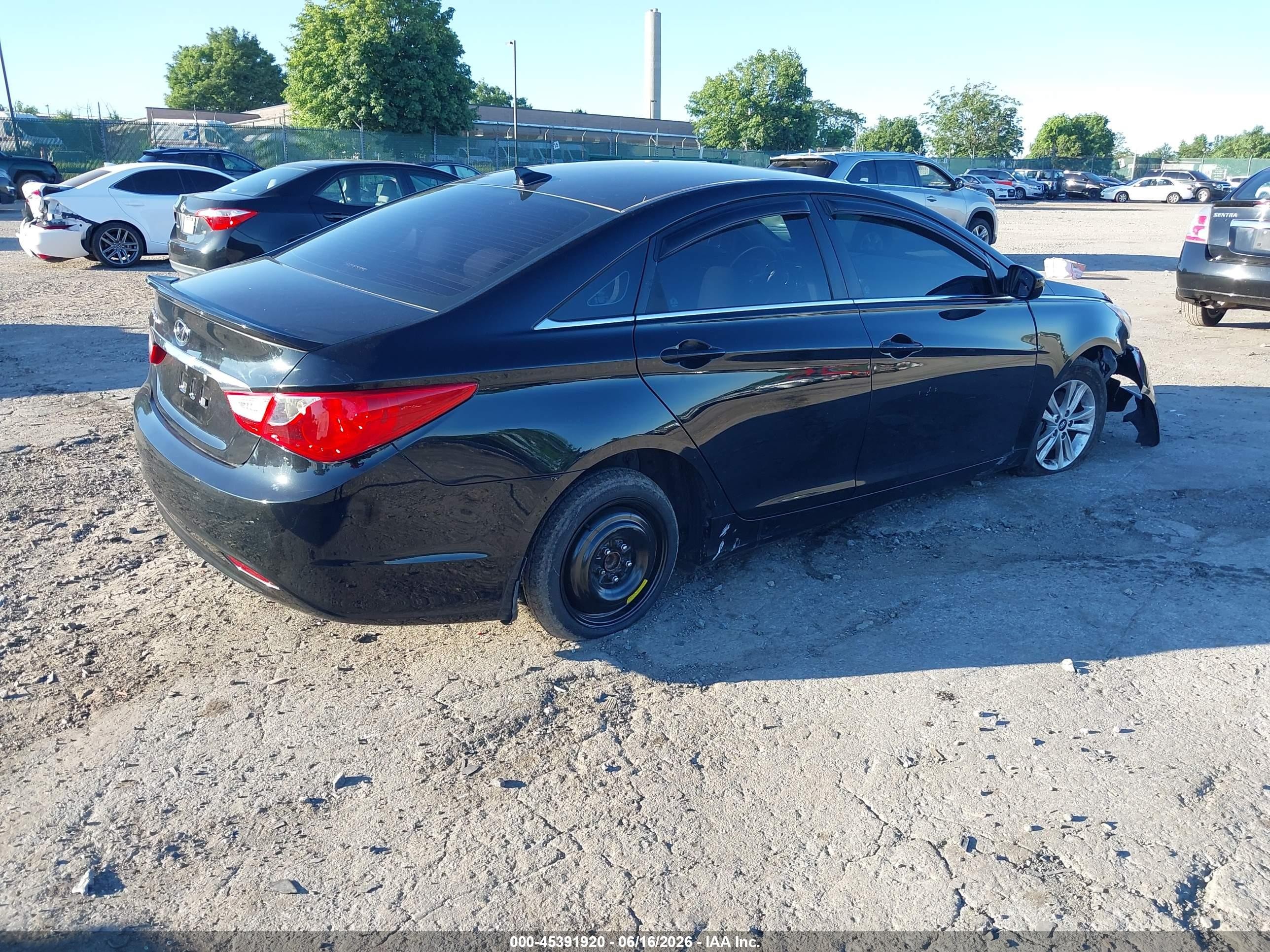 2013 Hyundai Sonata Gls Black vin: 5NPEB4AC0DH678286