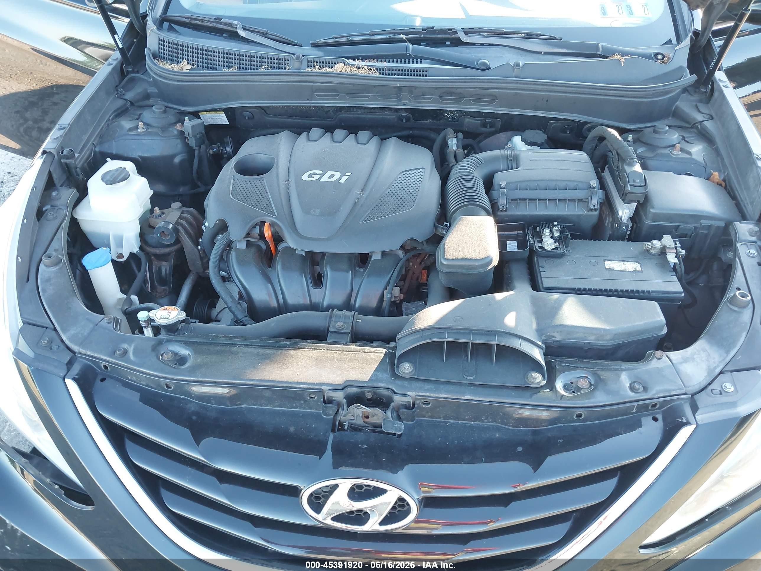 2013 Hyundai Sonata Gls Black vin: 5NPEB4AC0DH678286
