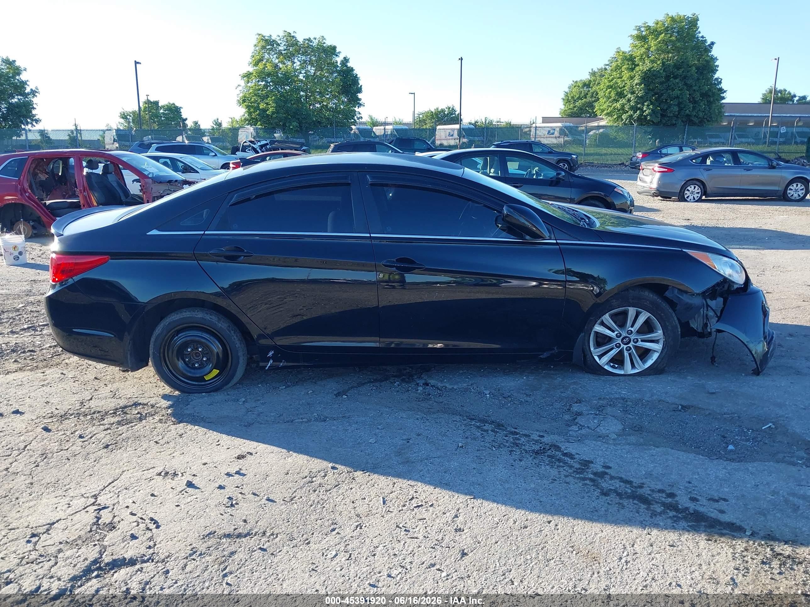 2013 Hyundai Sonata Gls Black vin: 5NPEB4AC0DH678286
