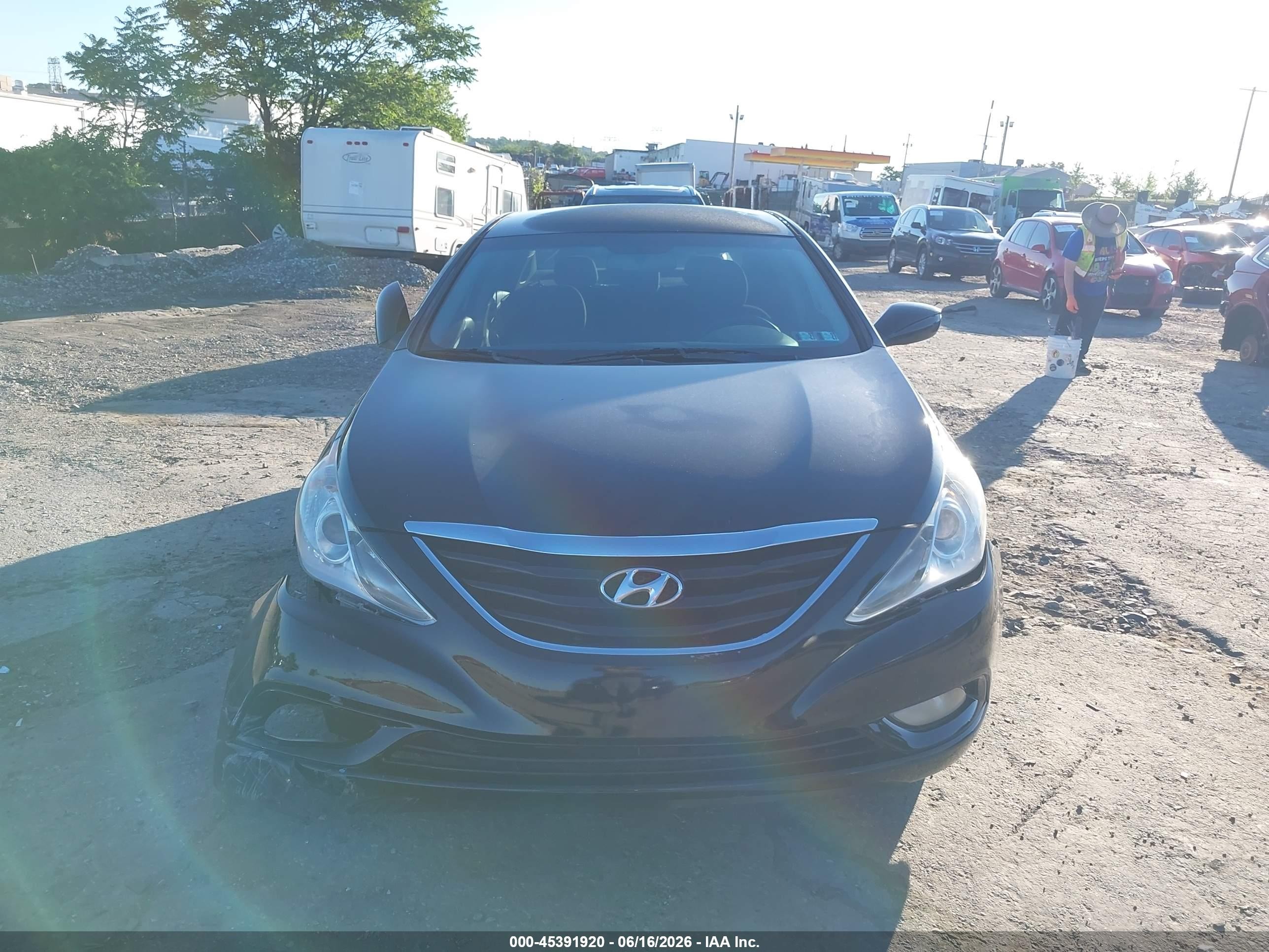 2013 Hyundai Sonata Gls Black vin: 5NPEB4AC0DH678286