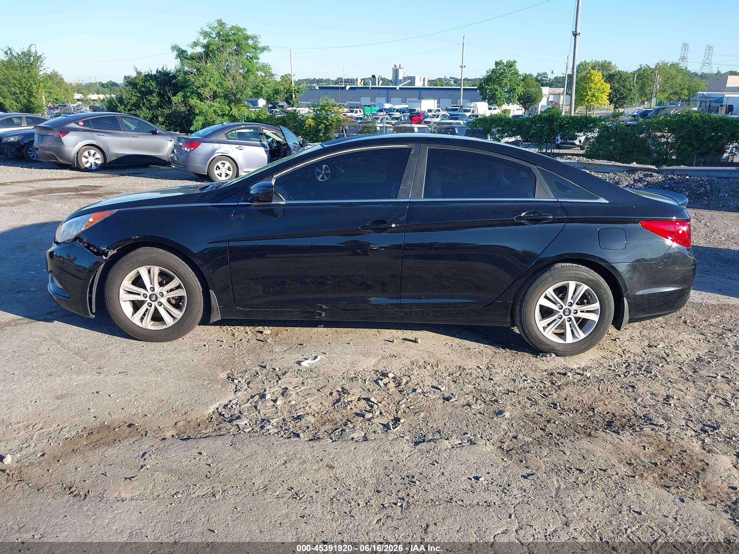 2013 Hyundai Sonata Gls Black vin: 5NPEB4AC0DH678286
