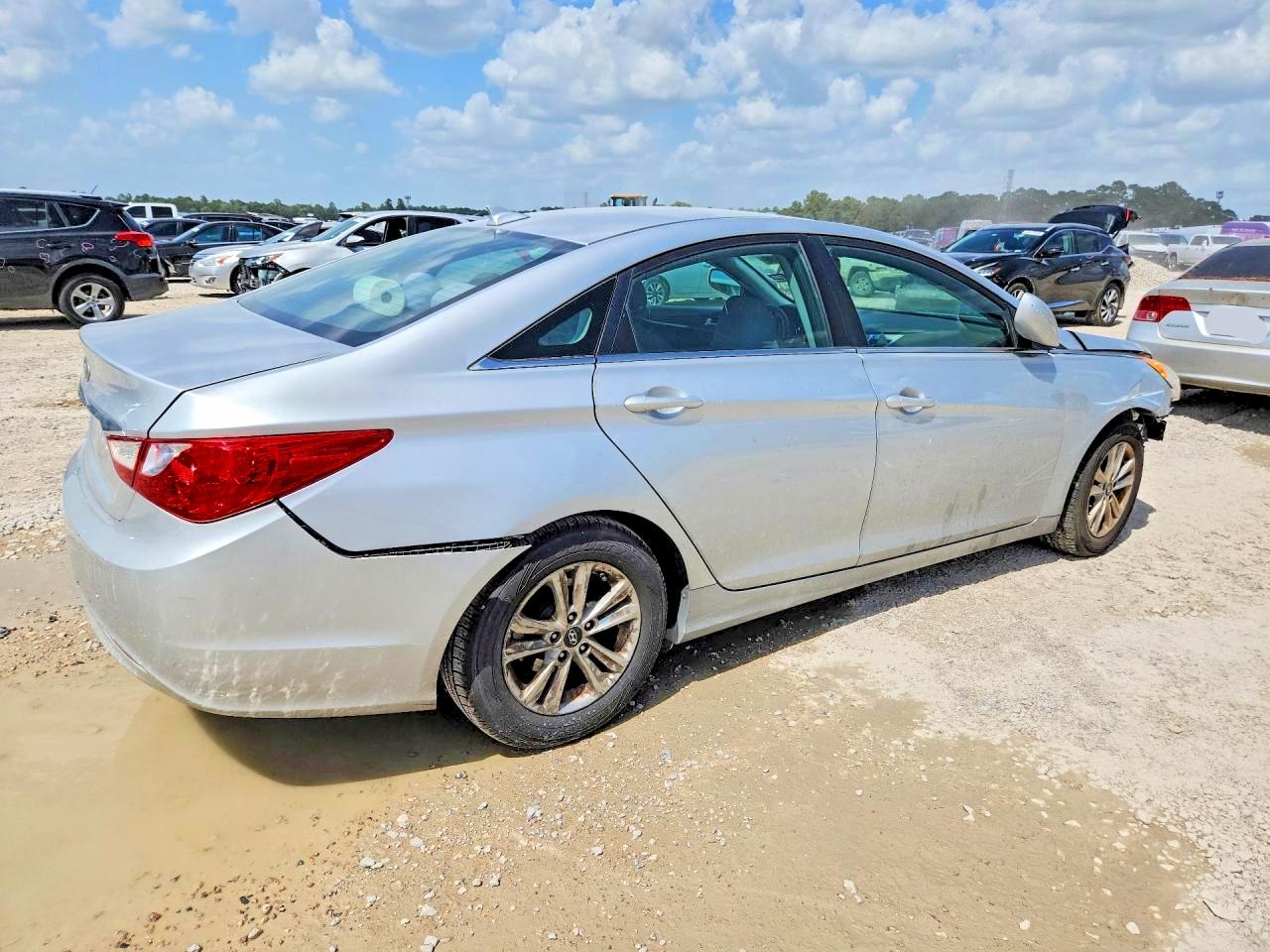 2013 Hyundai Sonata Gls Silver vin: 5NPEB4AC0DH678742