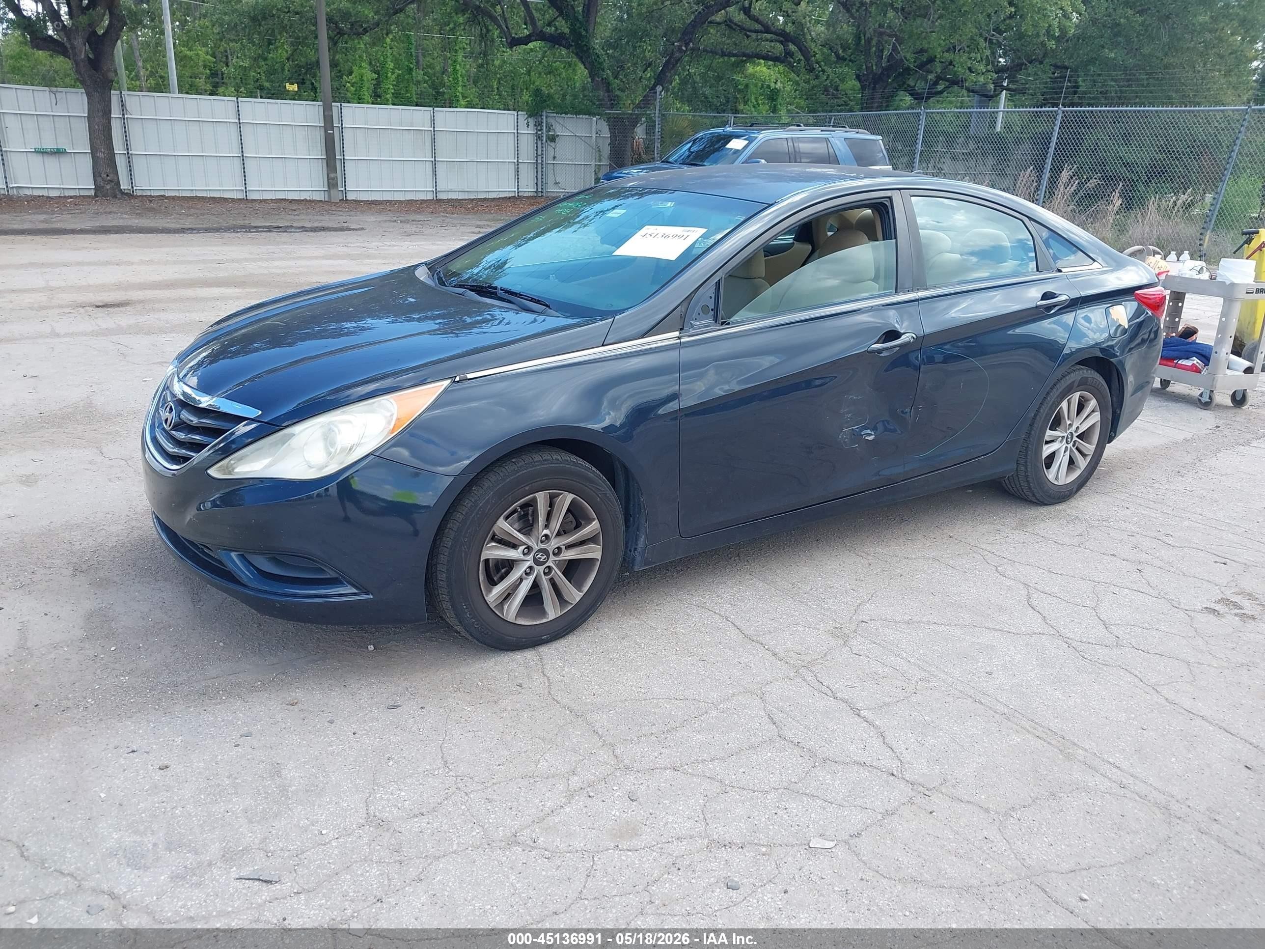 2013 Hyundai Sonata Gls Gray vin: 5NPEB4AC0DH680247