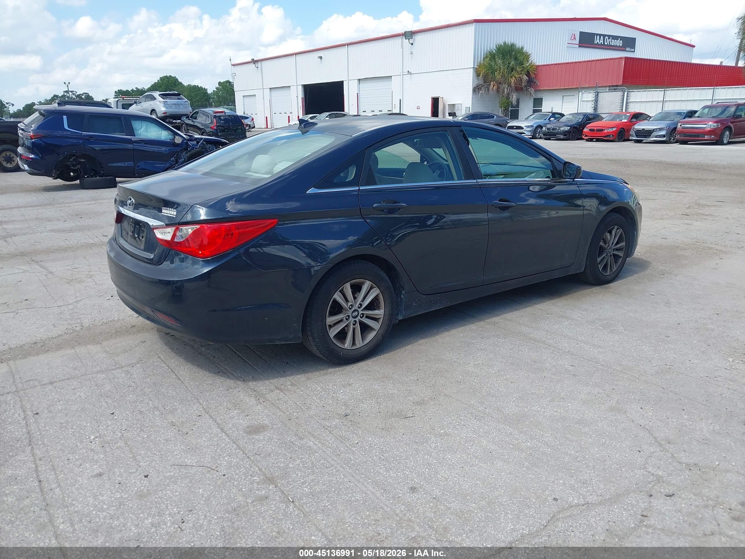 2013 Hyundai Sonata Gls Gray vin: 5NPEB4AC0DH680247