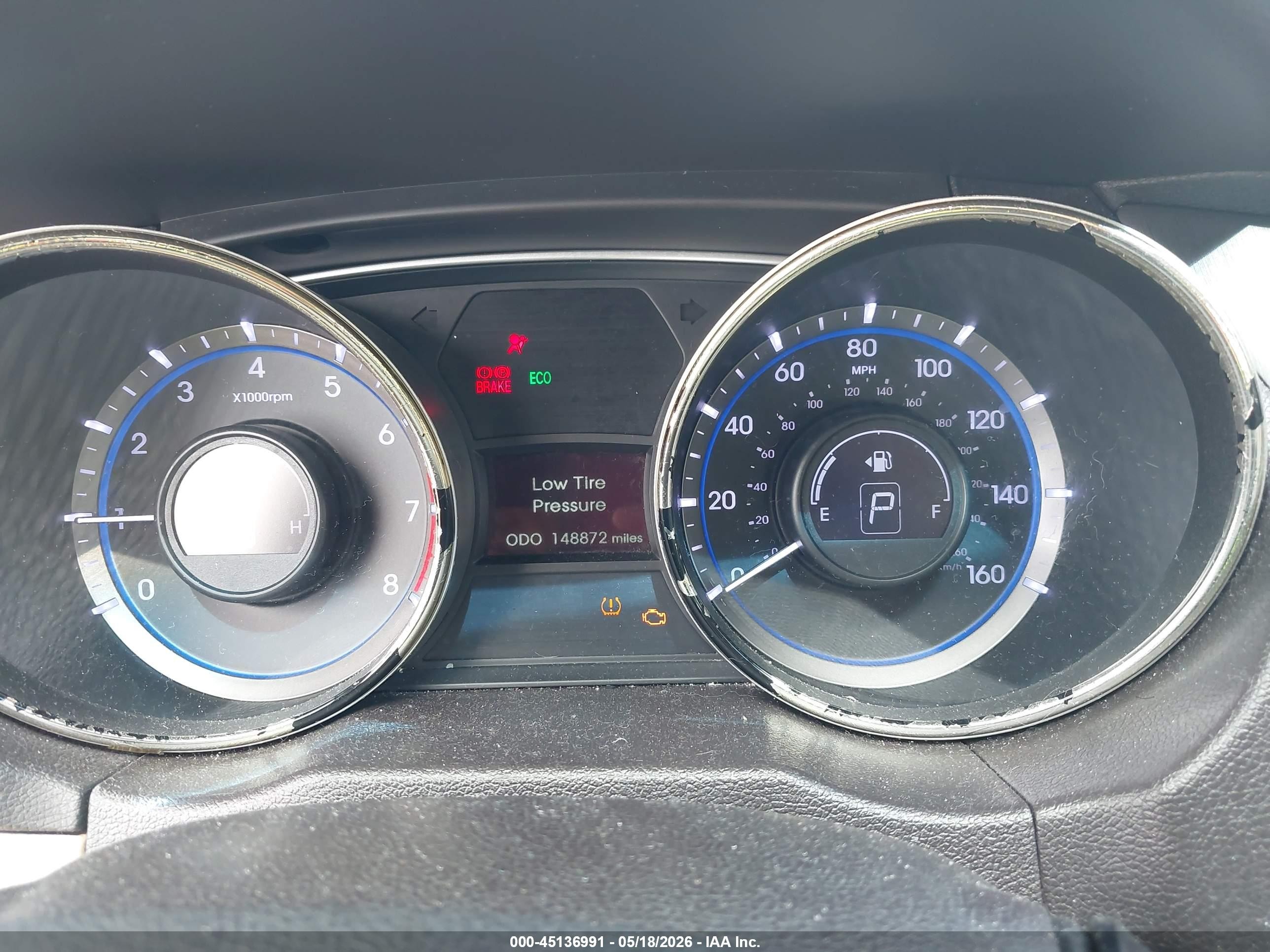 2013 Hyundai Sonata Gls Gray vin: 5NPEB4AC0DH680247