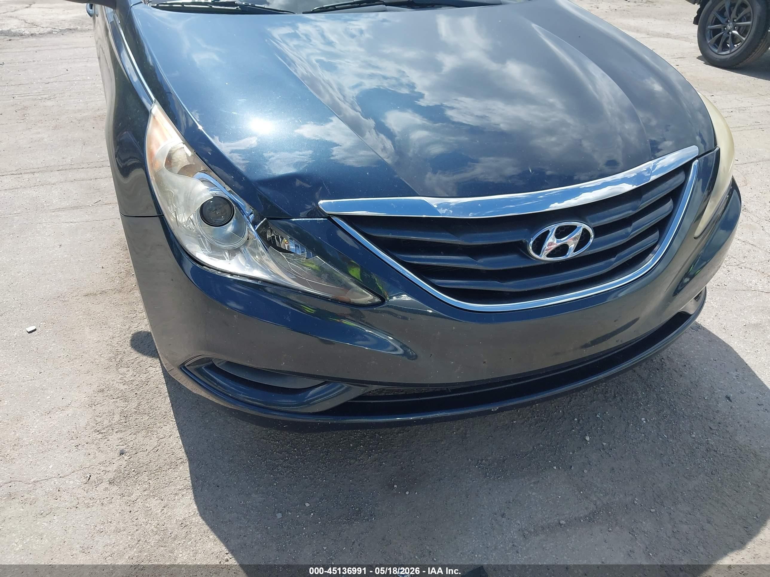2013 Hyundai Sonata Gls Gray vin: 5NPEB4AC0DH680247