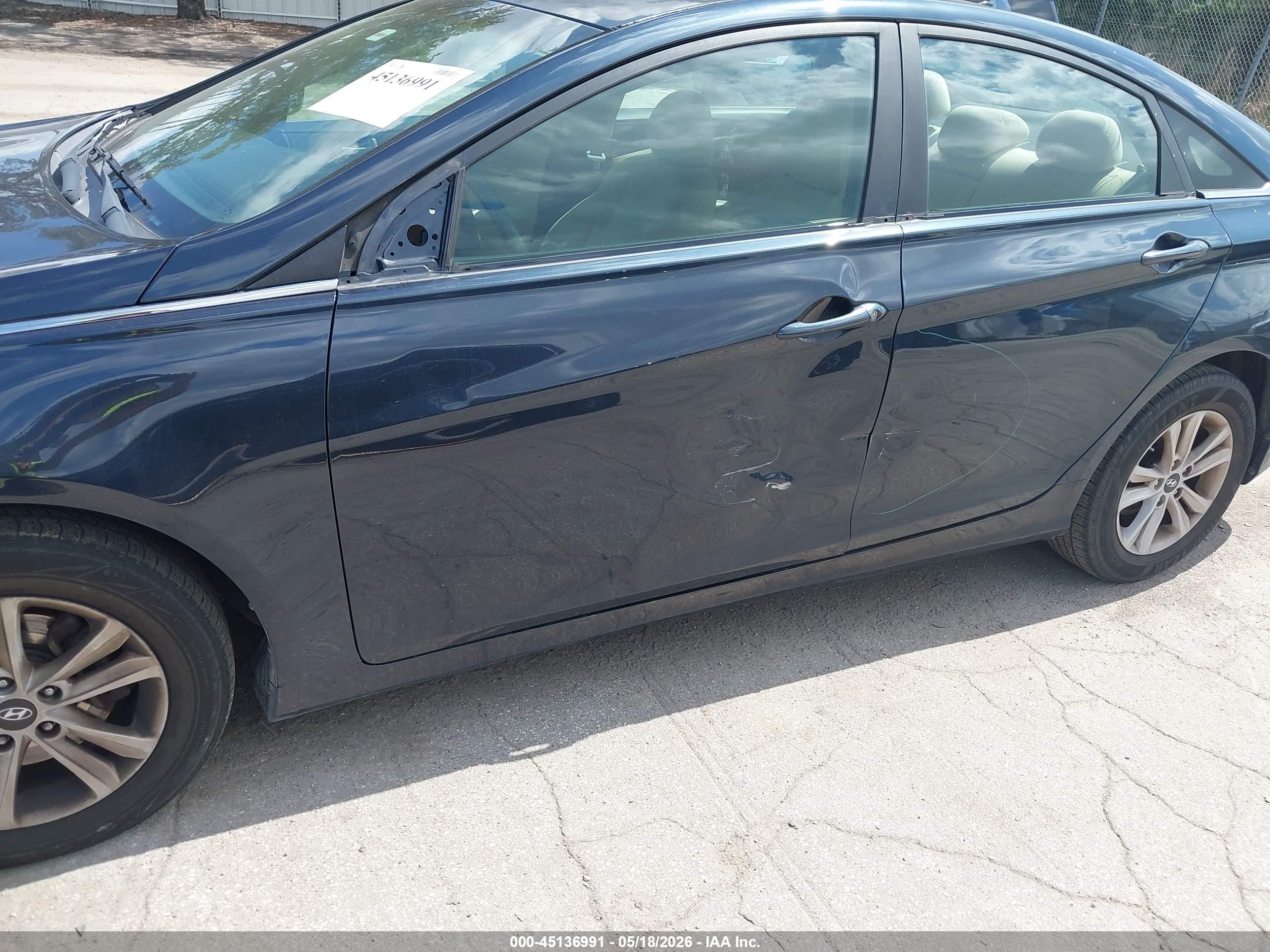 2013 Hyundai Sonata Gls Gray vin: 5NPEB4AC0DH680247