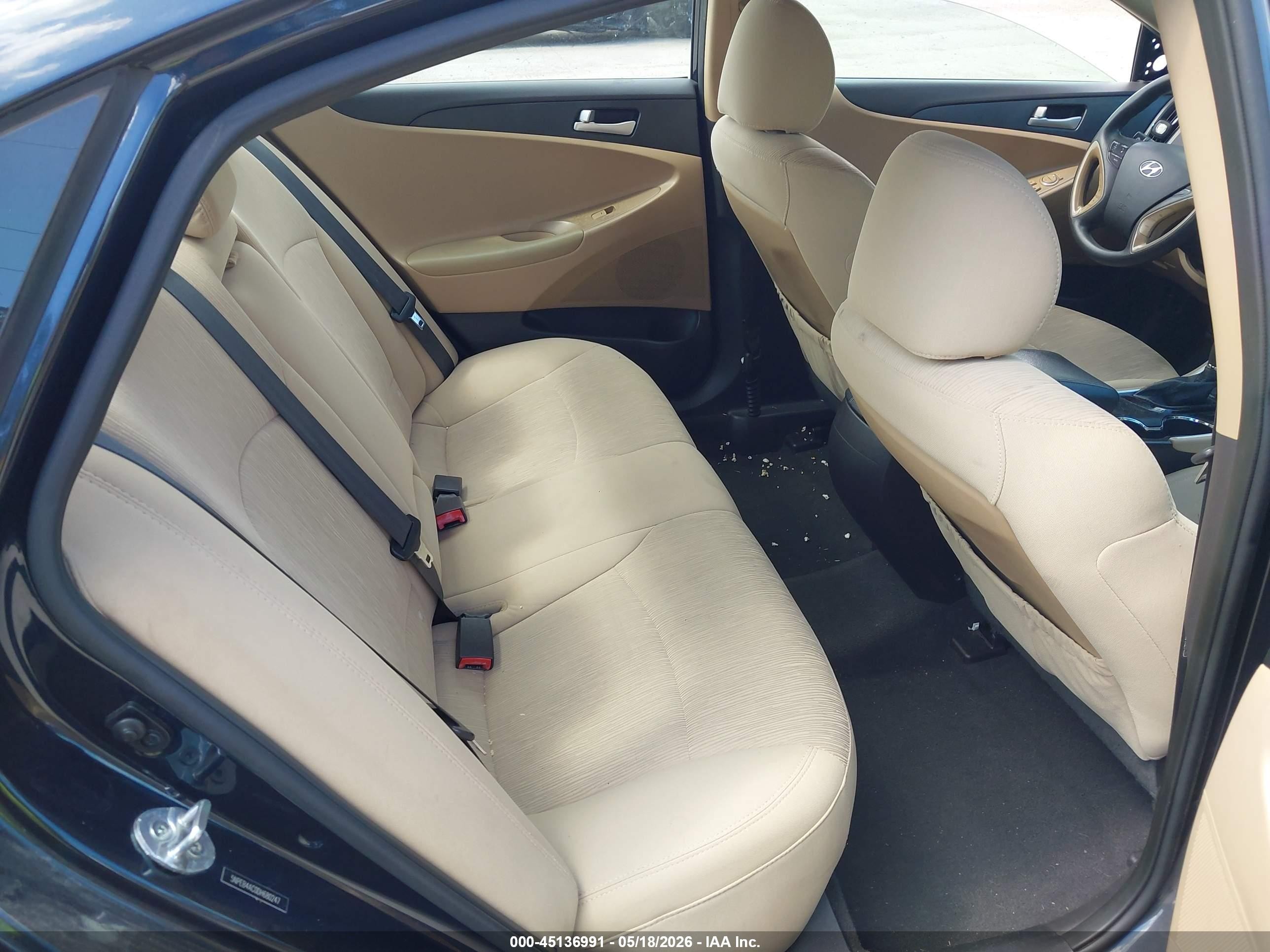 2013 Hyundai Sonata Gls Gray vin: 5NPEB4AC0DH680247