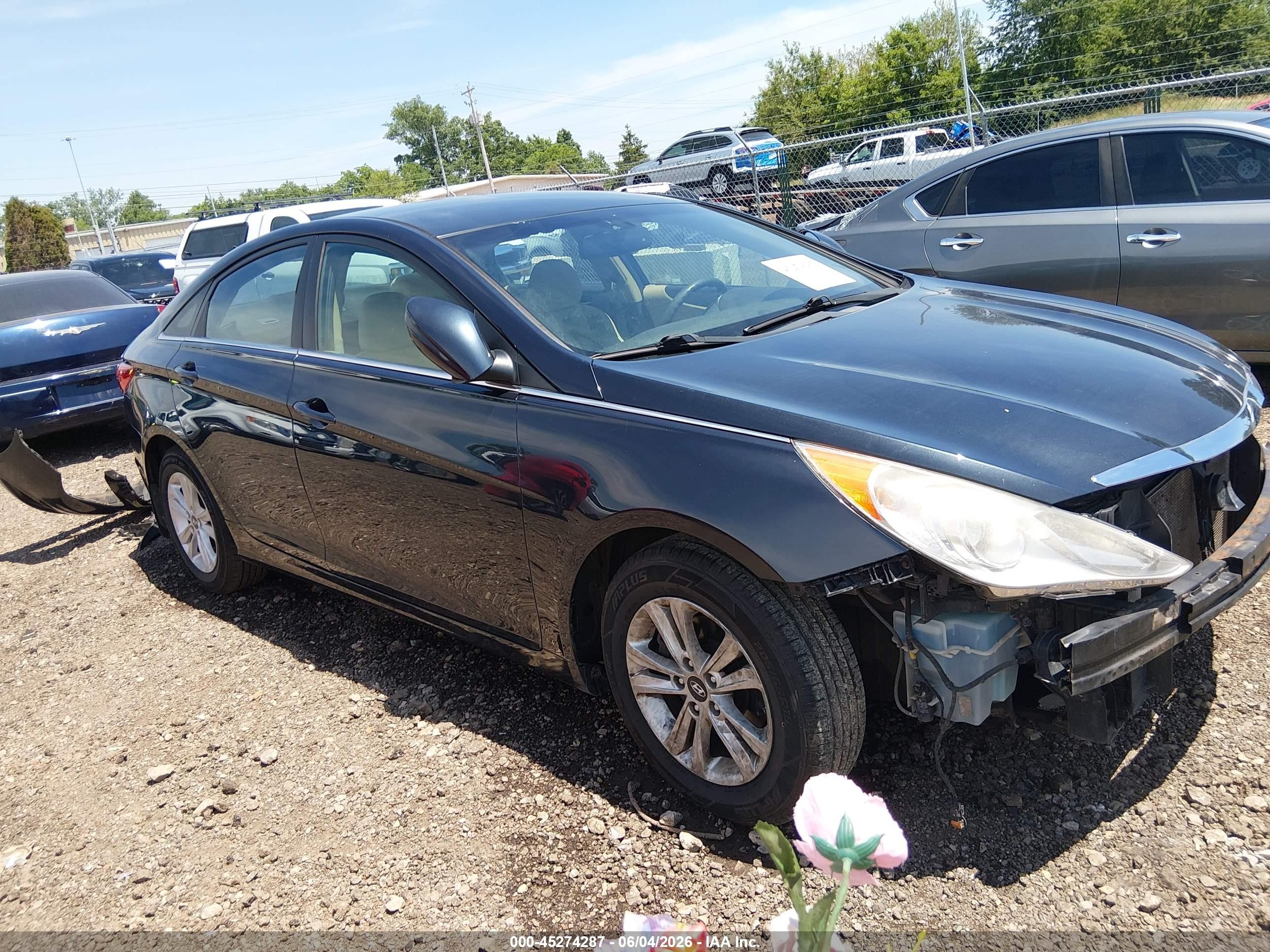 2013 Hyundai Sonata Gls Black vin: 5NPEB4AC0DH681026