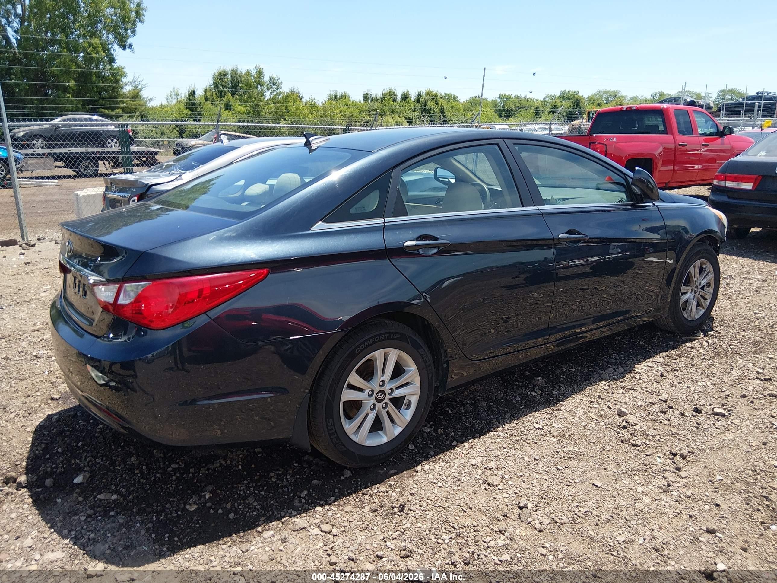 2013 Hyundai Sonata Gls Черный vin: 5NPEB4AC0DH681026