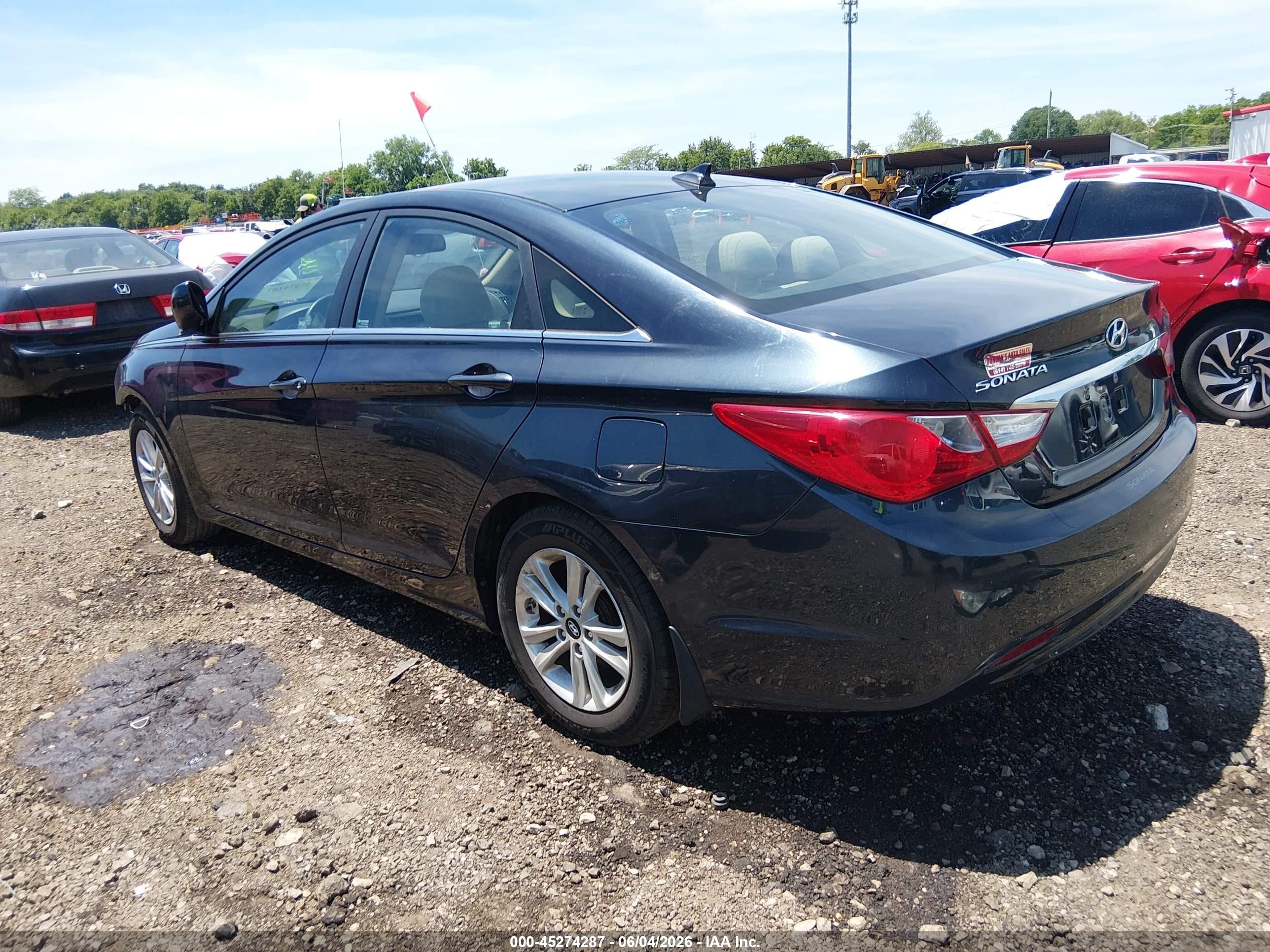 2013 Hyundai Sonata Gls Черный vin: 5NPEB4AC0DH681026