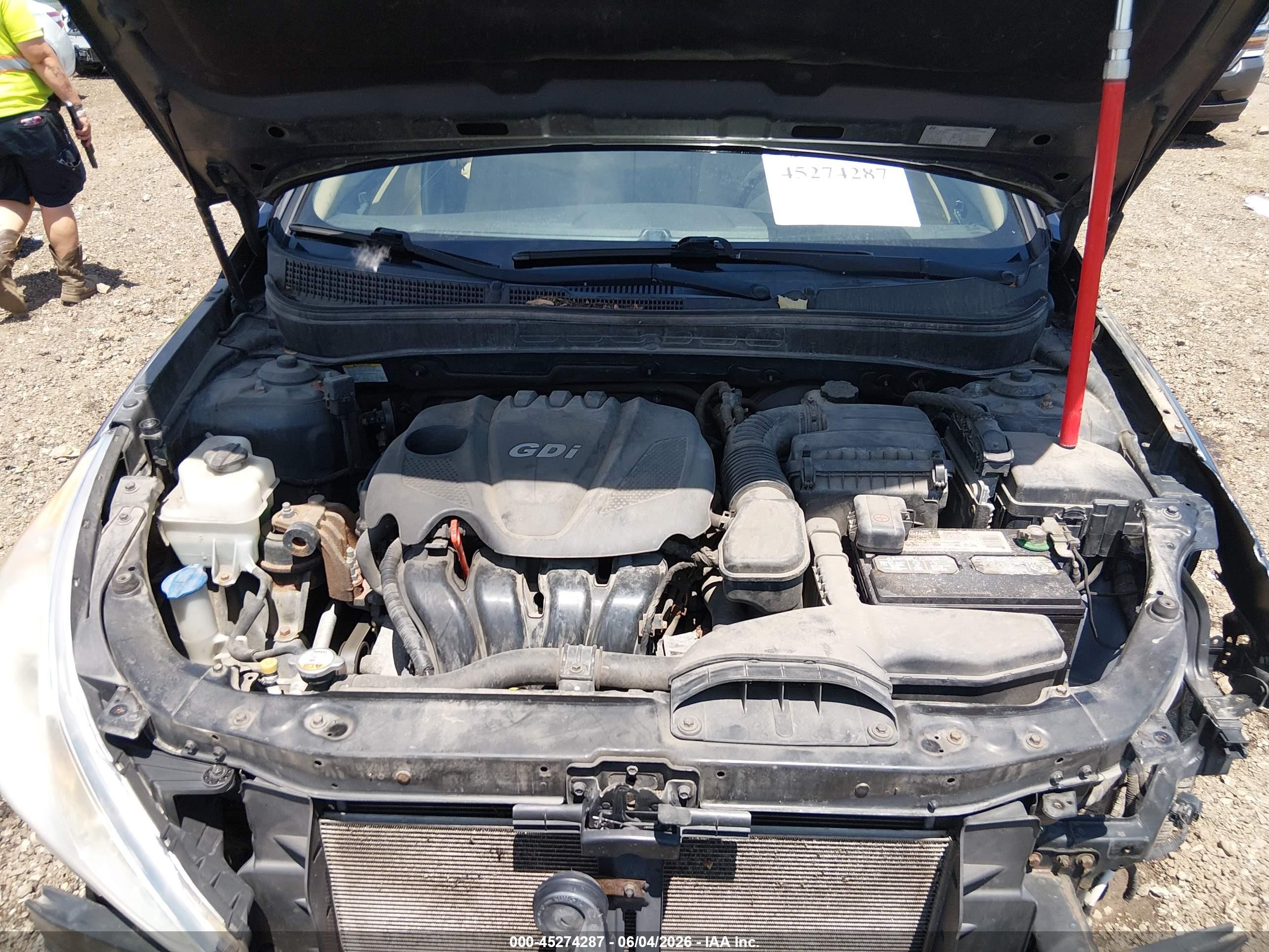 2013 Hyundai Sonata Gls Черный vin: 5NPEB4AC0DH681026