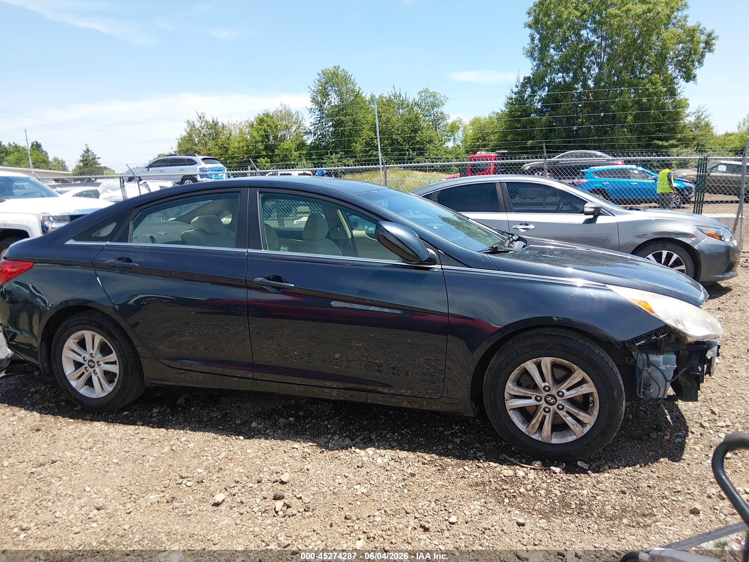 2013 Hyundai Sonata Gls Черный vin: 5NPEB4AC0DH681026