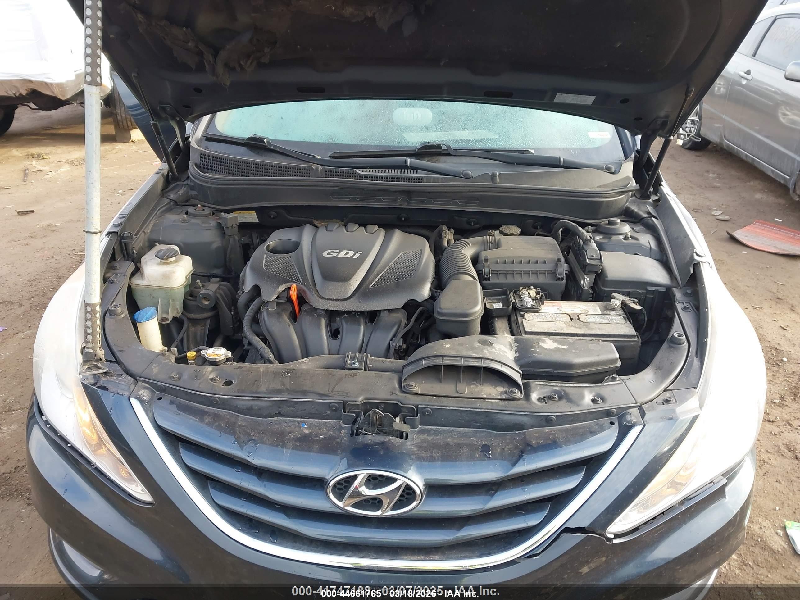 2013 Hyundai Sonata Gls Dark Blue vin: 5NPEB4AC0DH681253