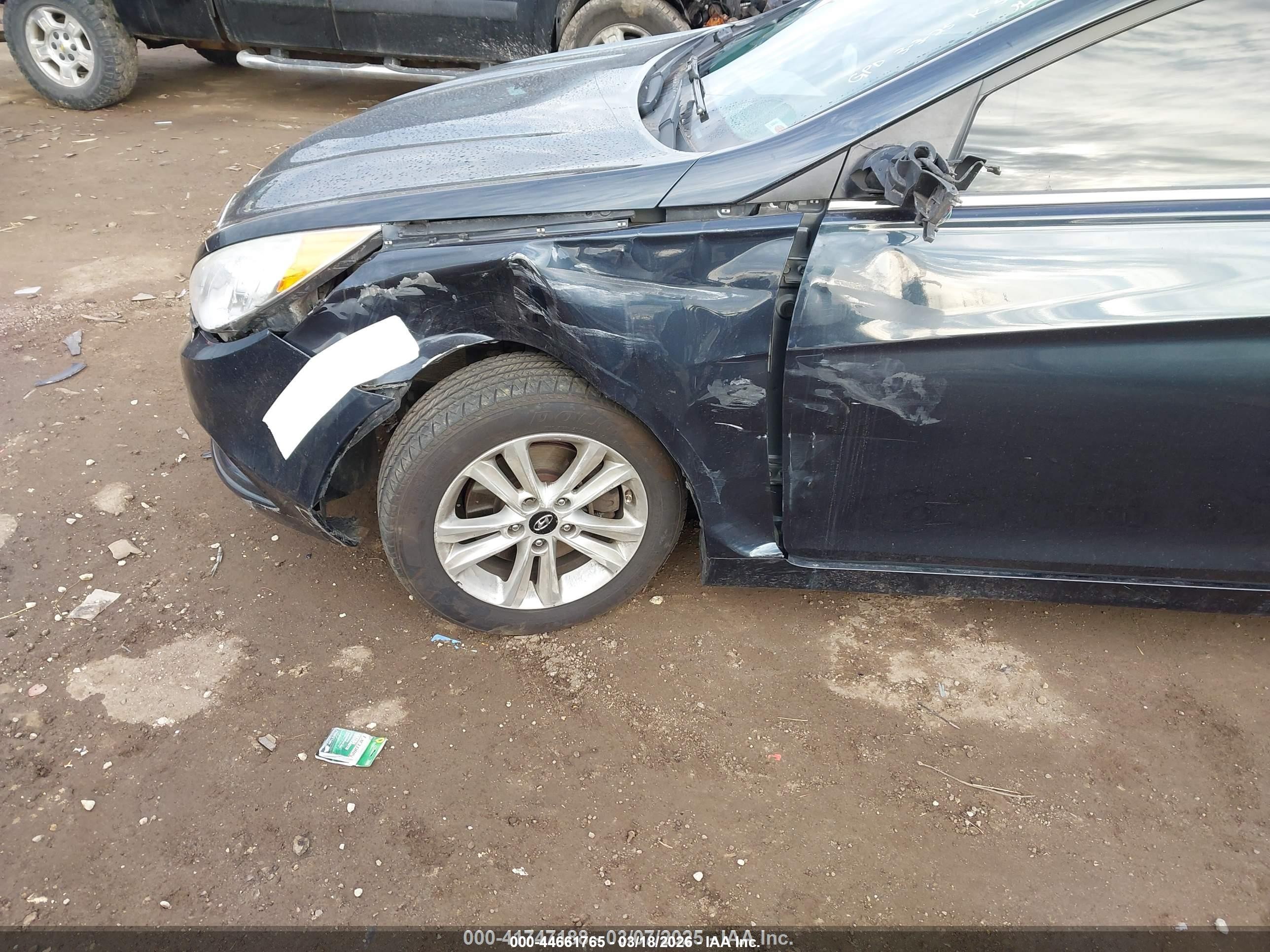 2013 Hyundai Sonata Gls Dark Blue vin: 5NPEB4AC0DH681253