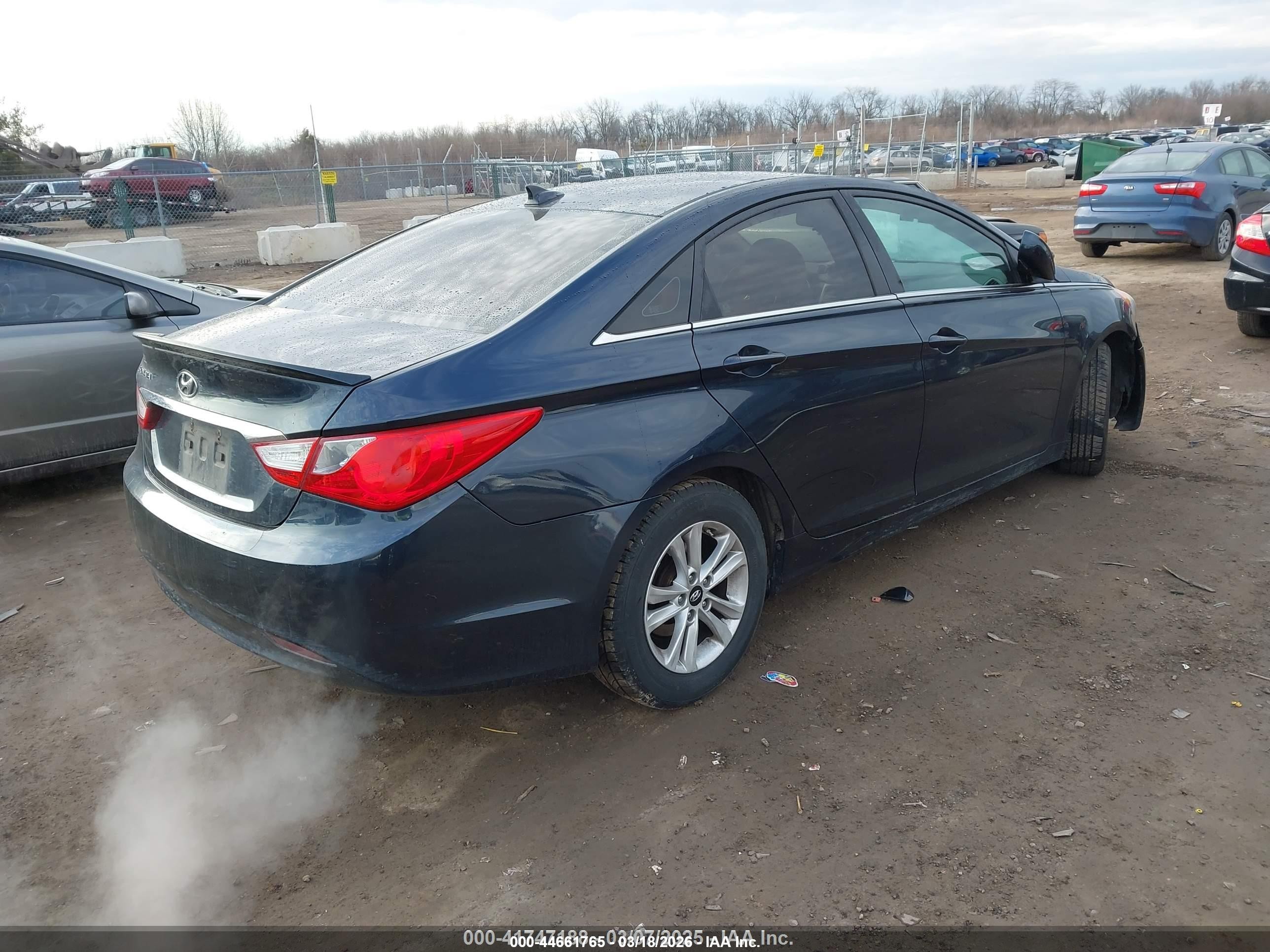 2013 Hyundai Sonata Gls Dark Blue vin: 5NPEB4AC0DH681253
