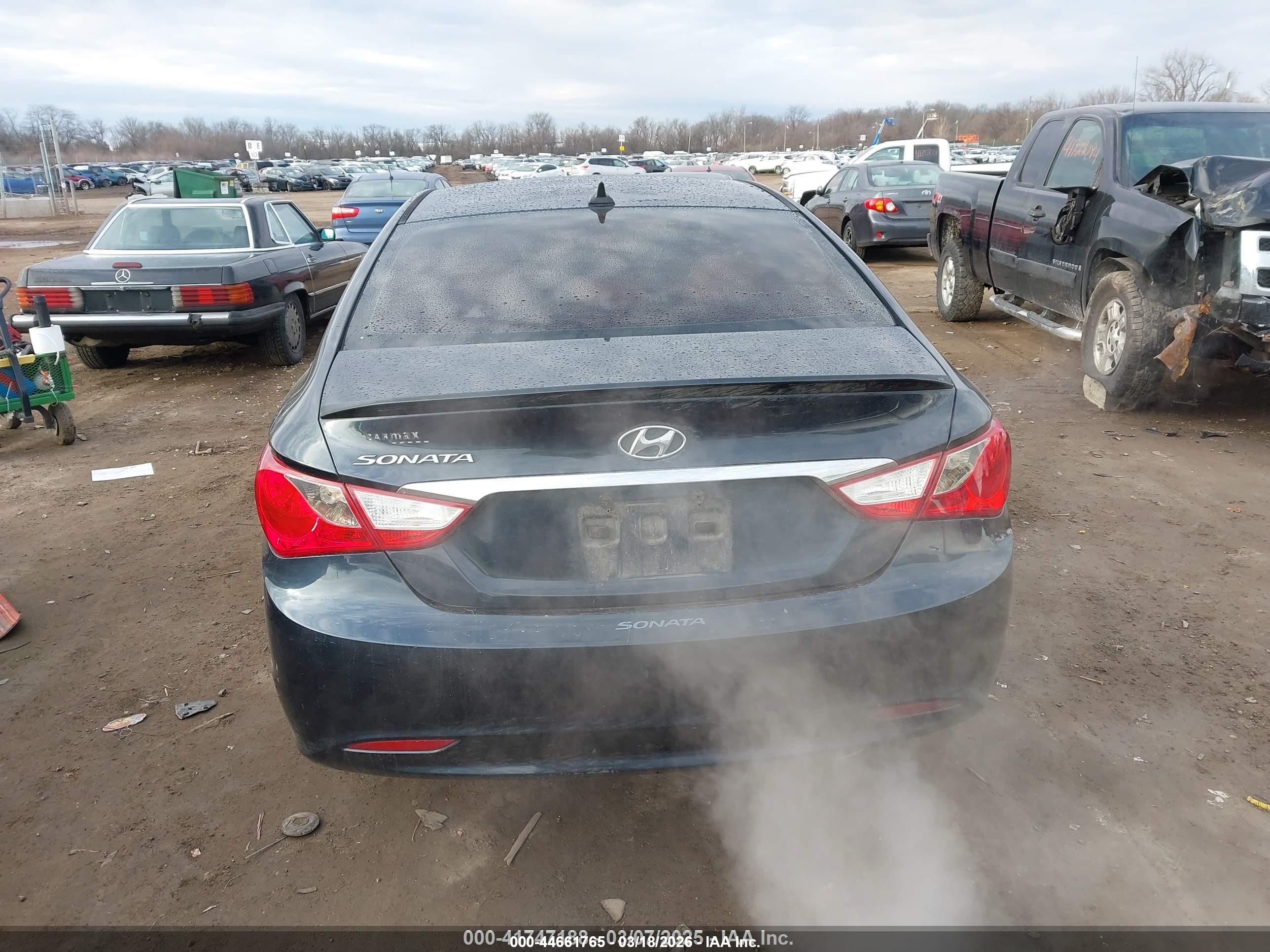 2013 Hyundai Sonata Gls Dark Blue vin: 5NPEB4AC0DH681253