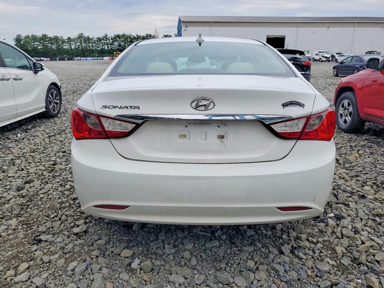 2013 Hyundai Sonata Gls White vin: 5NPEB4AC0DH688297
