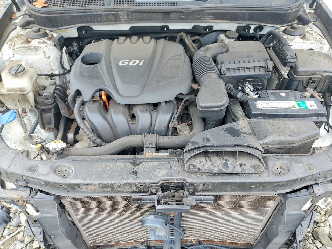 2013 Hyundai Sonata Gls White vin: 5NPEB4AC0DH688297