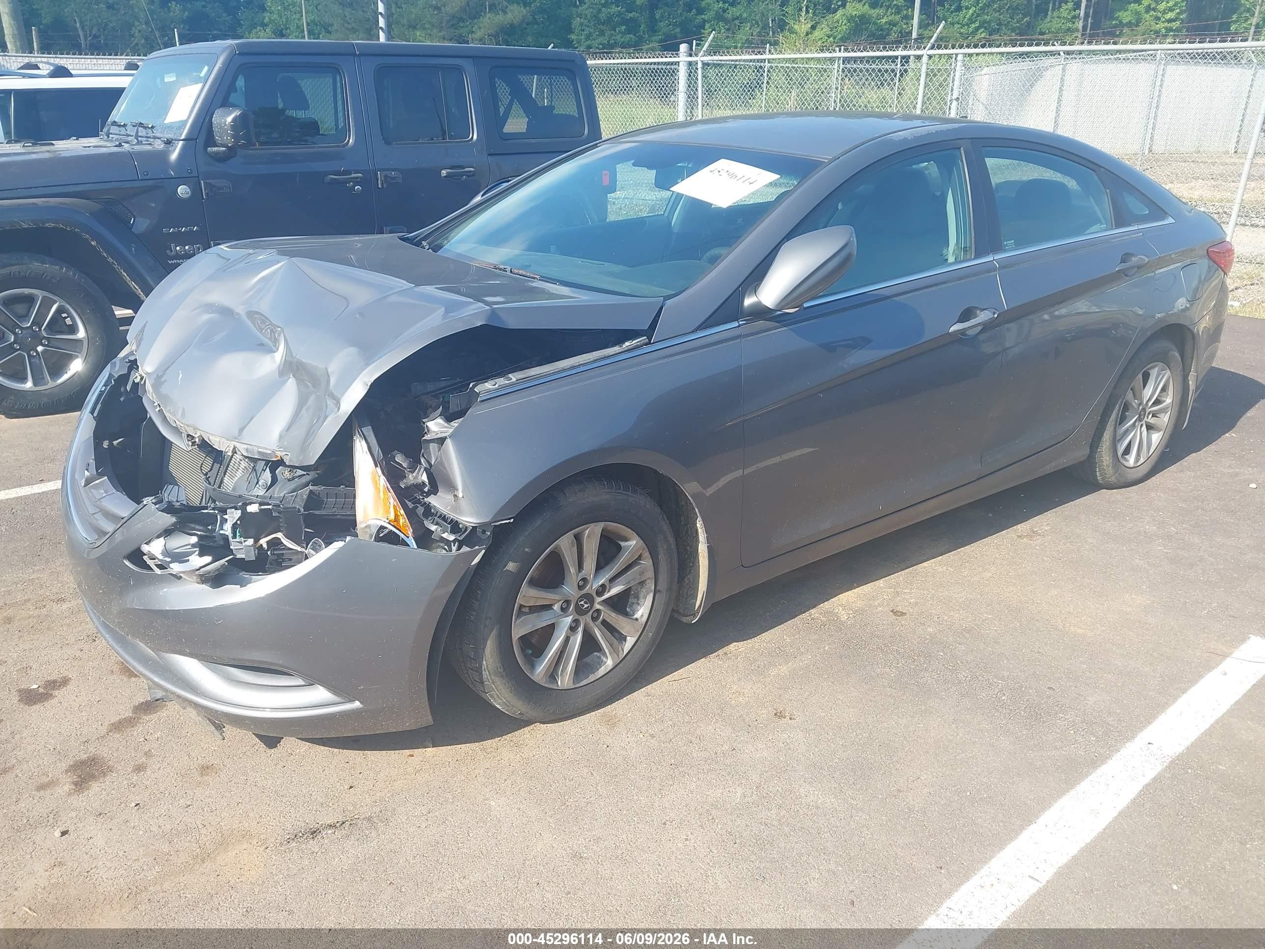 2013 Hyundai Sonata Gls Gray vin: 5NPEB4AC0DH689000