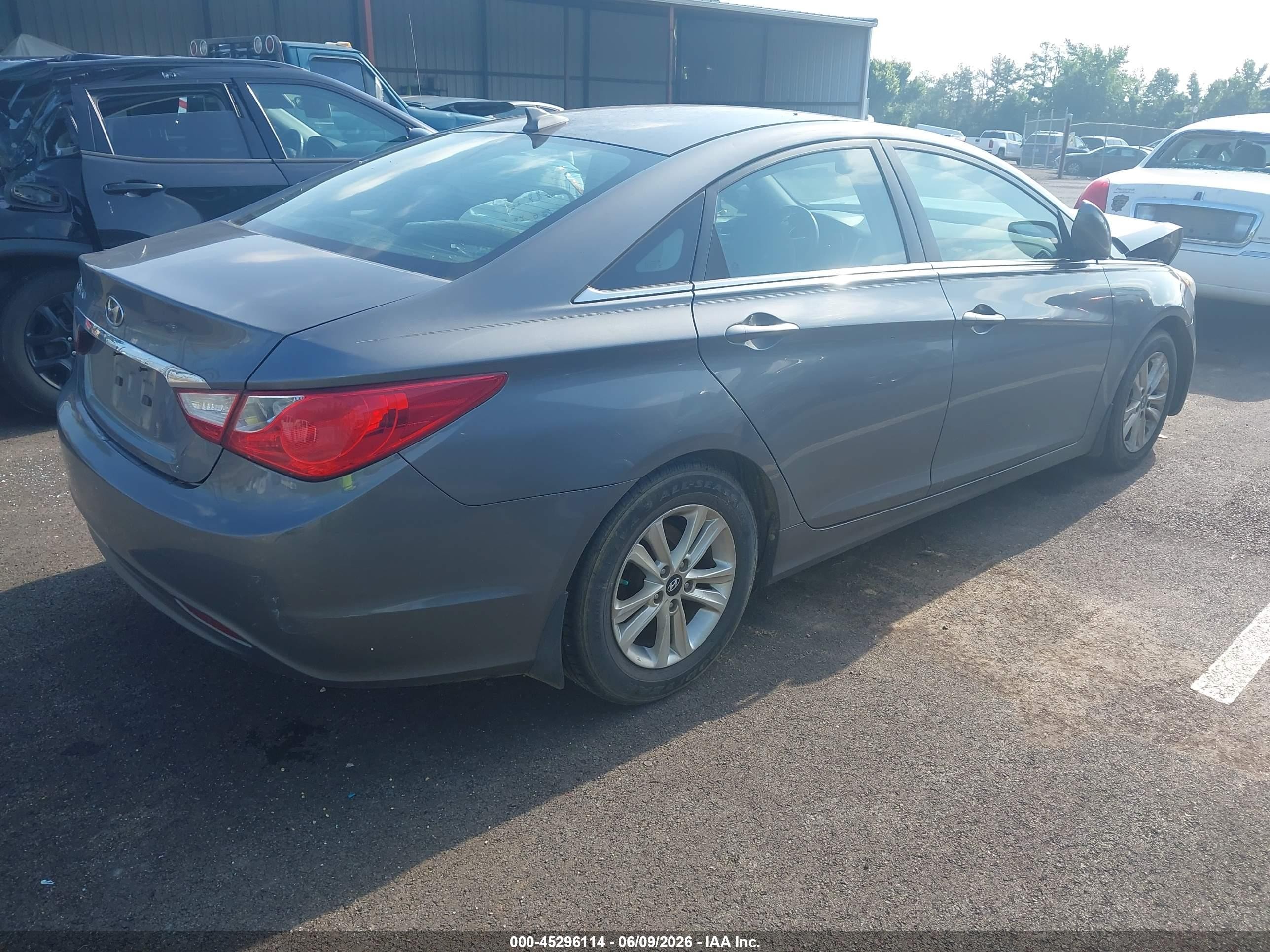 2013 Hyundai Sonata Gls Gray vin: 5NPEB4AC0DH689000