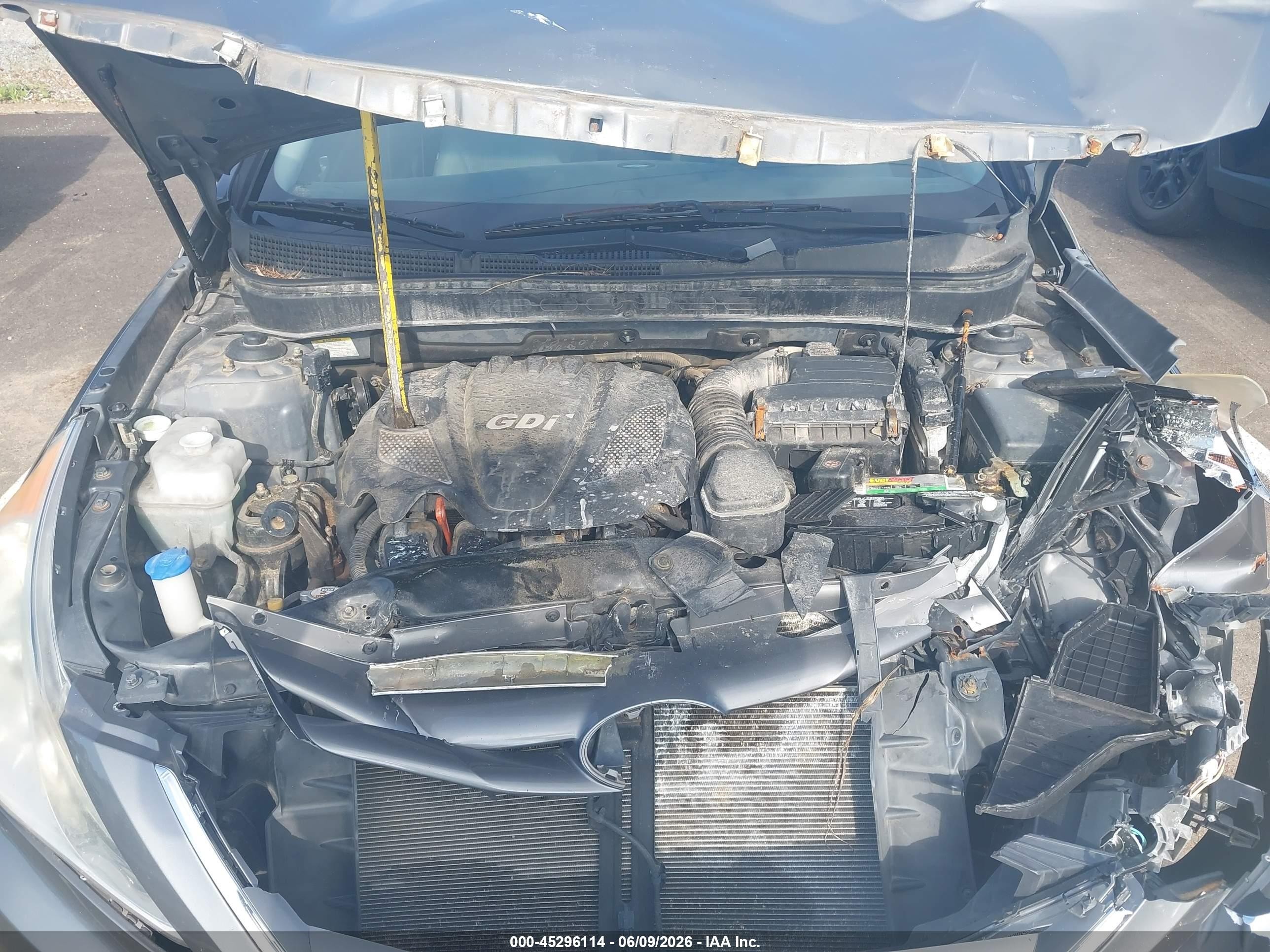 2013 Hyundai Sonata Gls Gray vin: 5NPEB4AC0DH689000