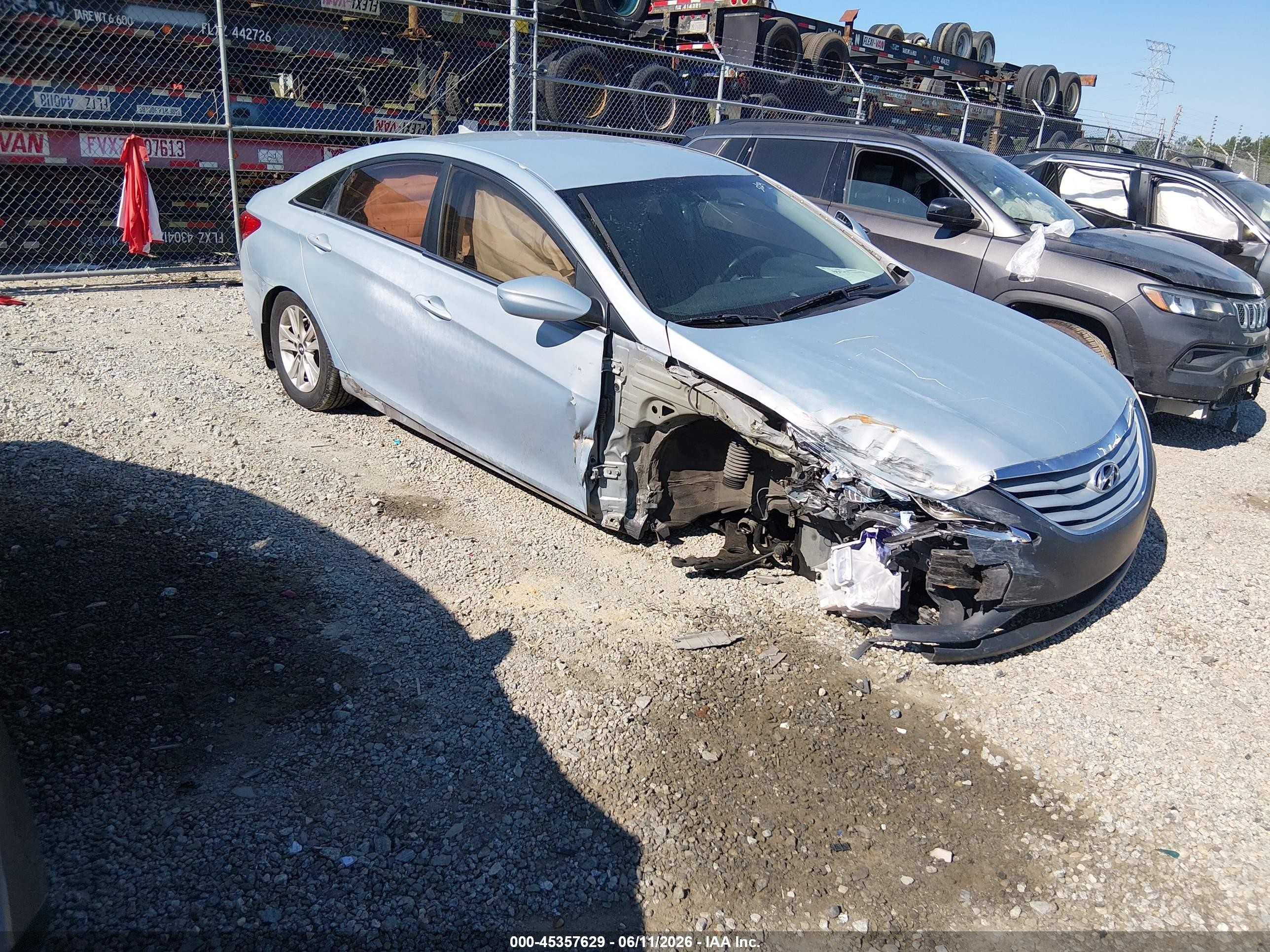 2013 Hyundai Sonata Gls Silver vin: 5NPEB4AC0DH690471