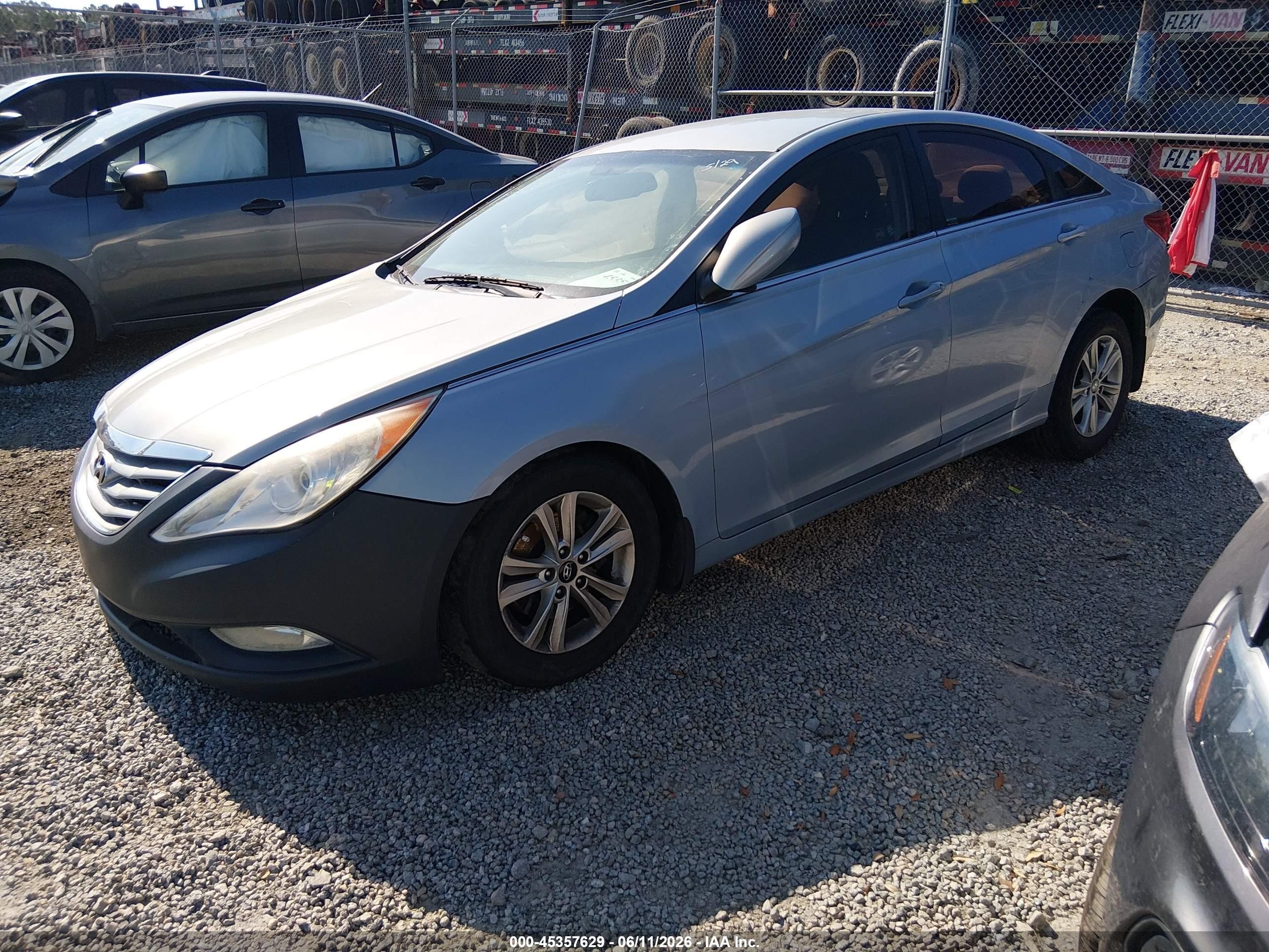 2013 Hyundai Sonata Gls Silver vin: 5NPEB4AC0DH690471