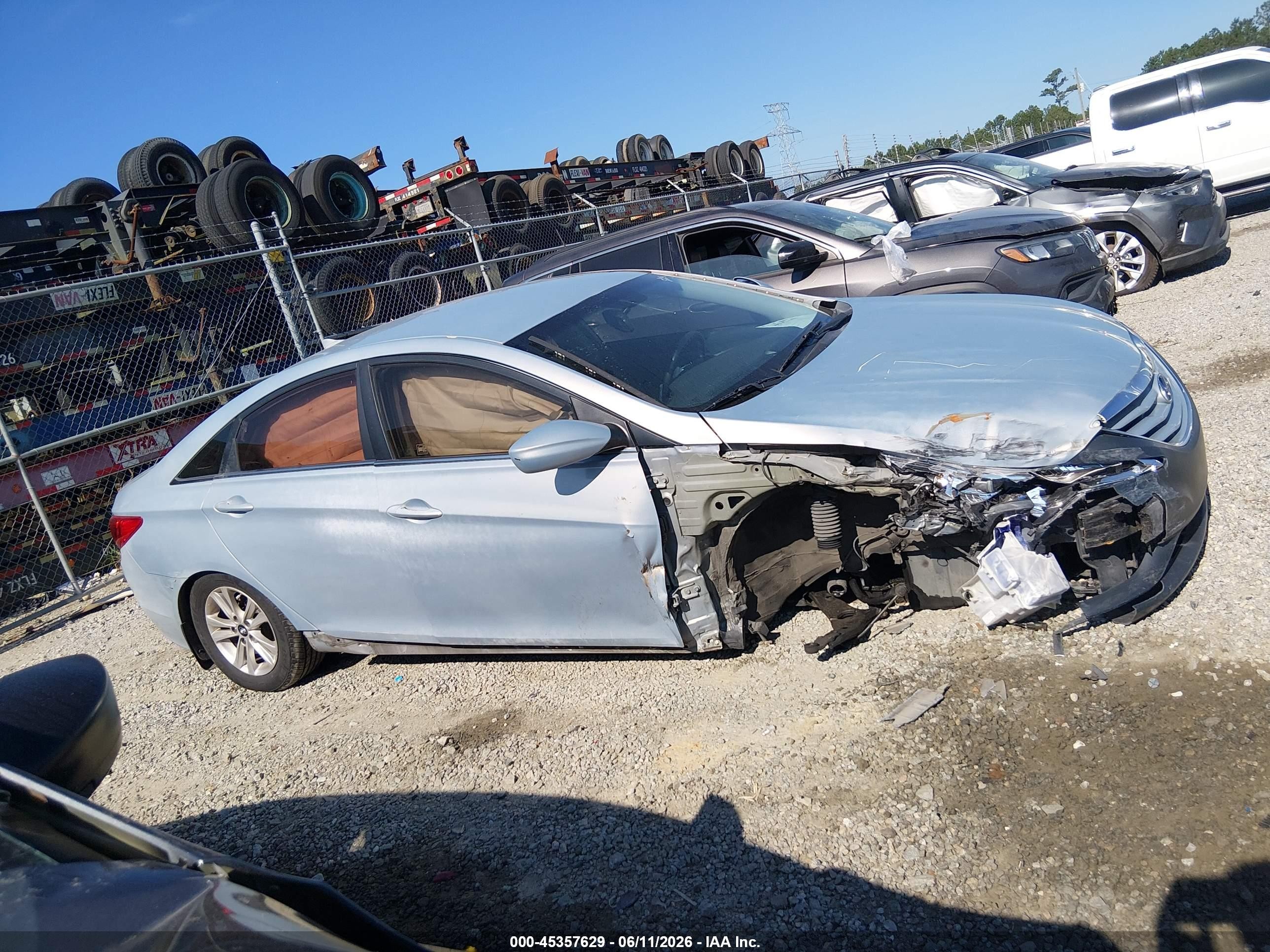 2013 Hyundai Sonata Gls Silver vin: 5NPEB4AC0DH690471