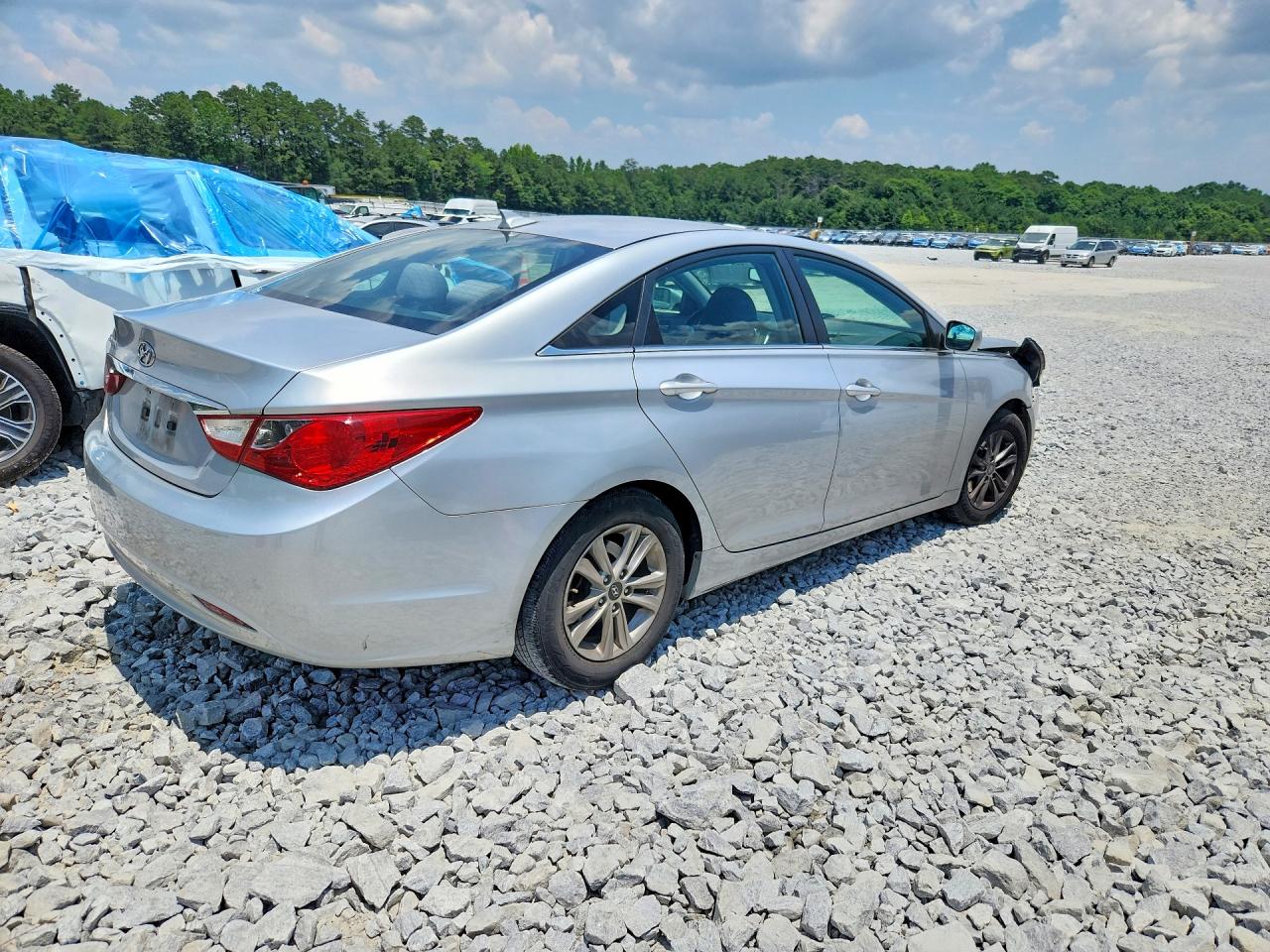 2013 Hyundai Sonata Gls Silver vin: 5NPEB4AC0DH695797