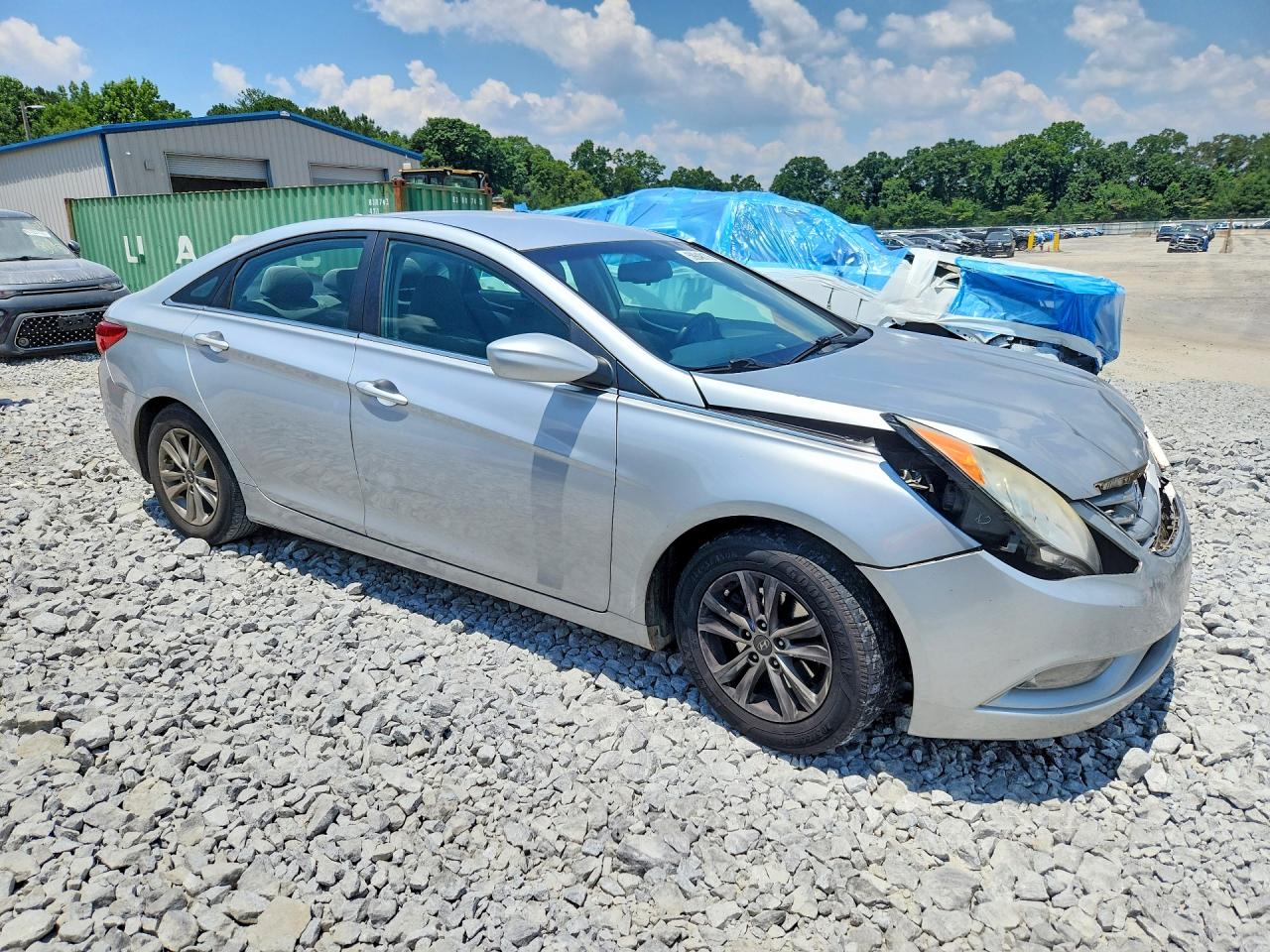 2013 Hyundai Sonata Gls Silver vin: 5NPEB4AC0DH695797