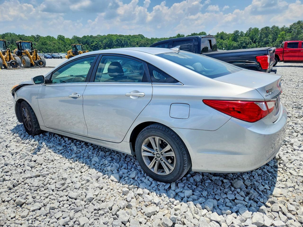 2013 Hyundai Sonata Gls Silver vin: 5NPEB4AC0DH695797