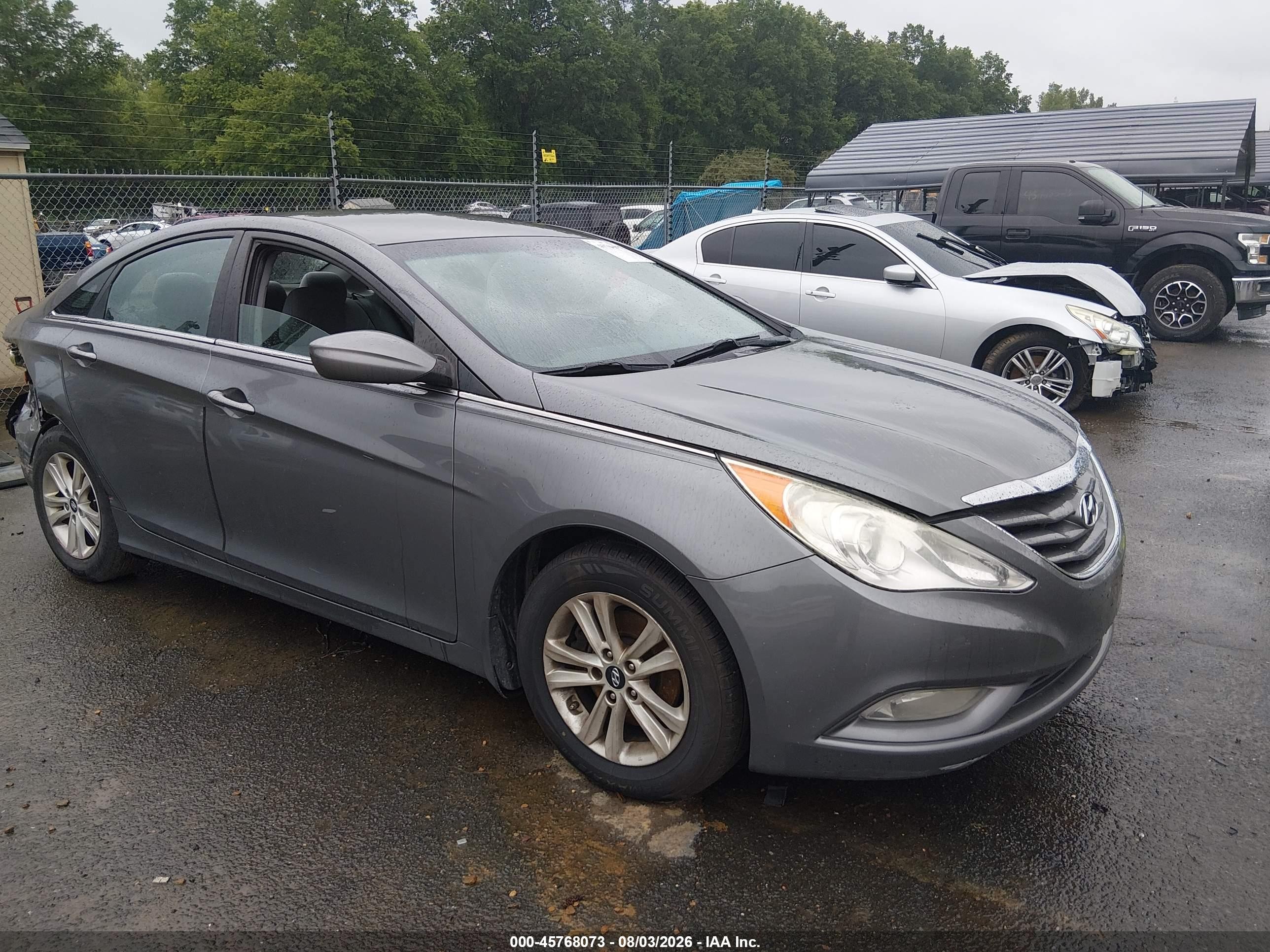 2013 Hyundai Sonata Gls Gray vin: 5NPEB4AC0DH698523