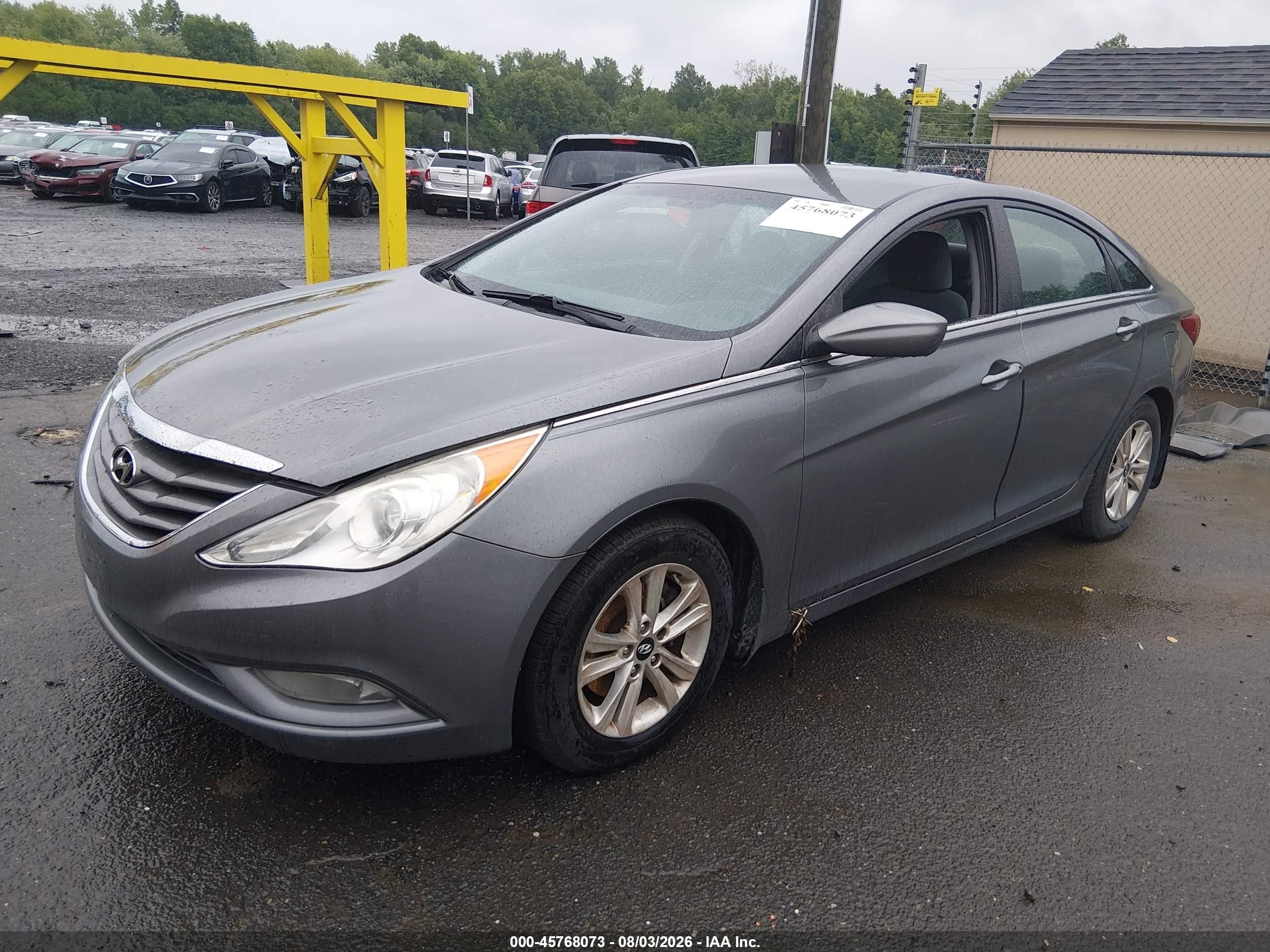 2013 Hyundai Sonata Gls Gray vin: 5NPEB4AC0DH698523