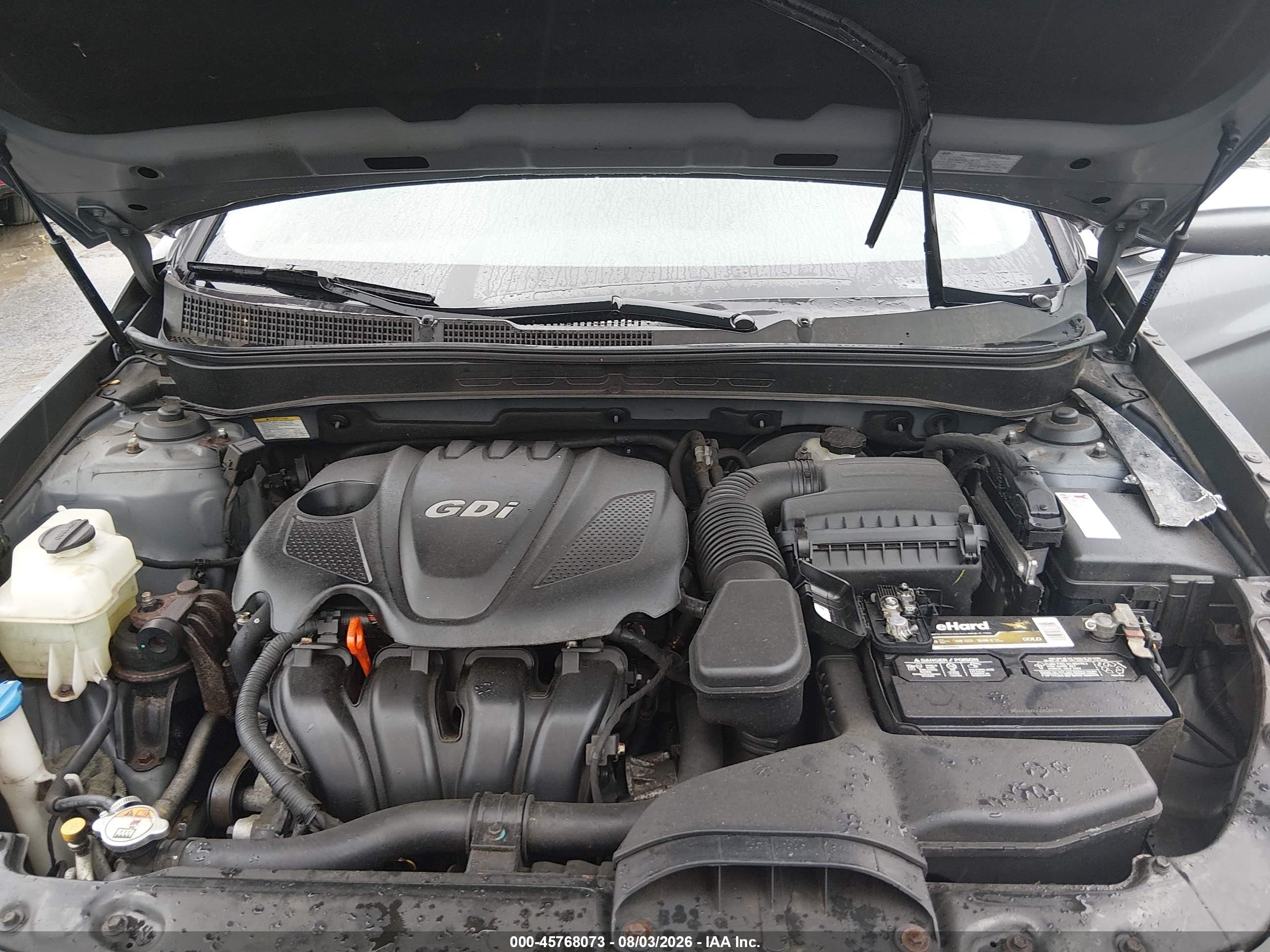 2013 Hyundai Sonata Gls Gray vin: 5NPEB4AC0DH698523