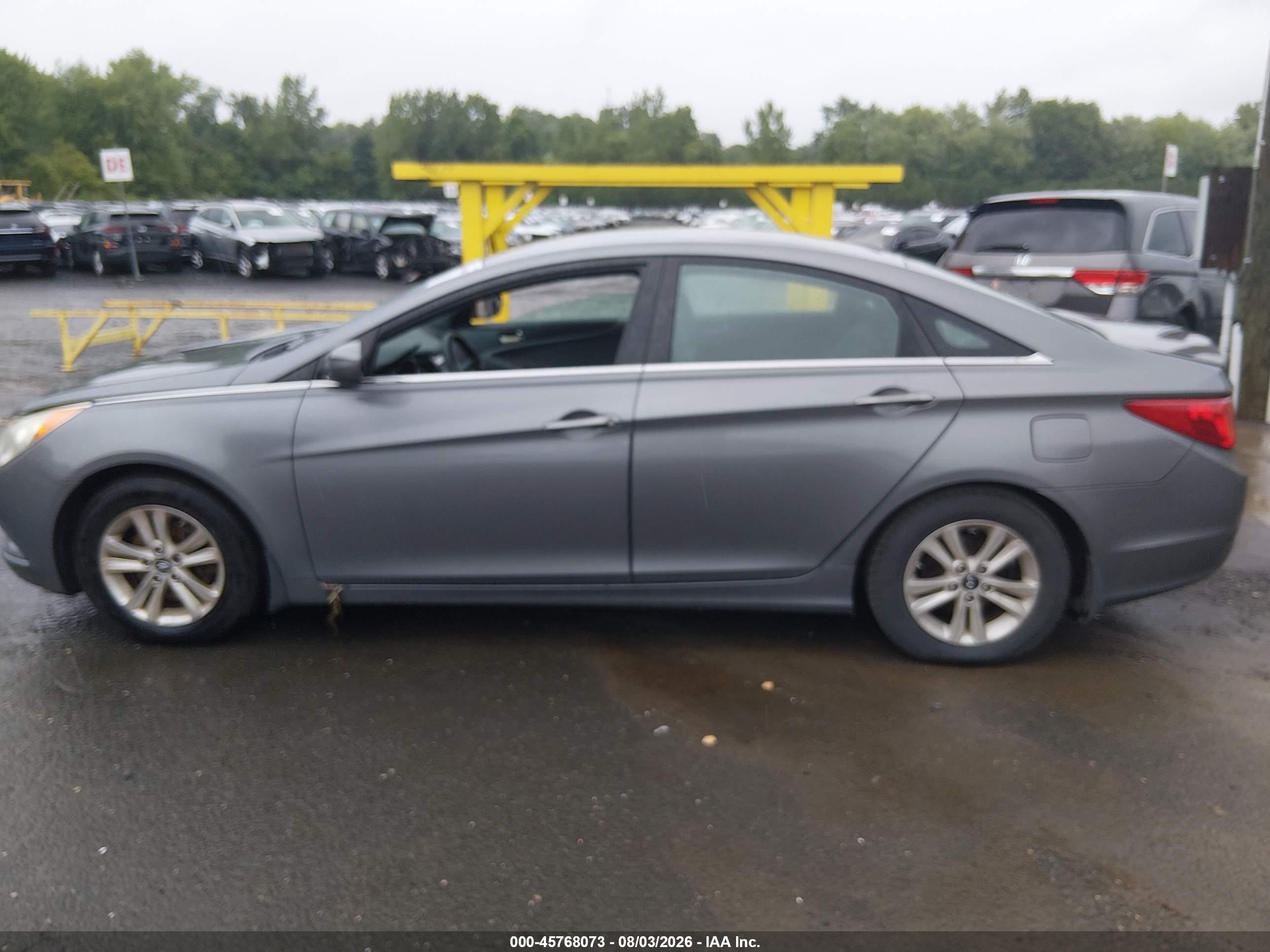 2013 Hyundai Sonata Gls Gray vin: 5NPEB4AC0DH698523