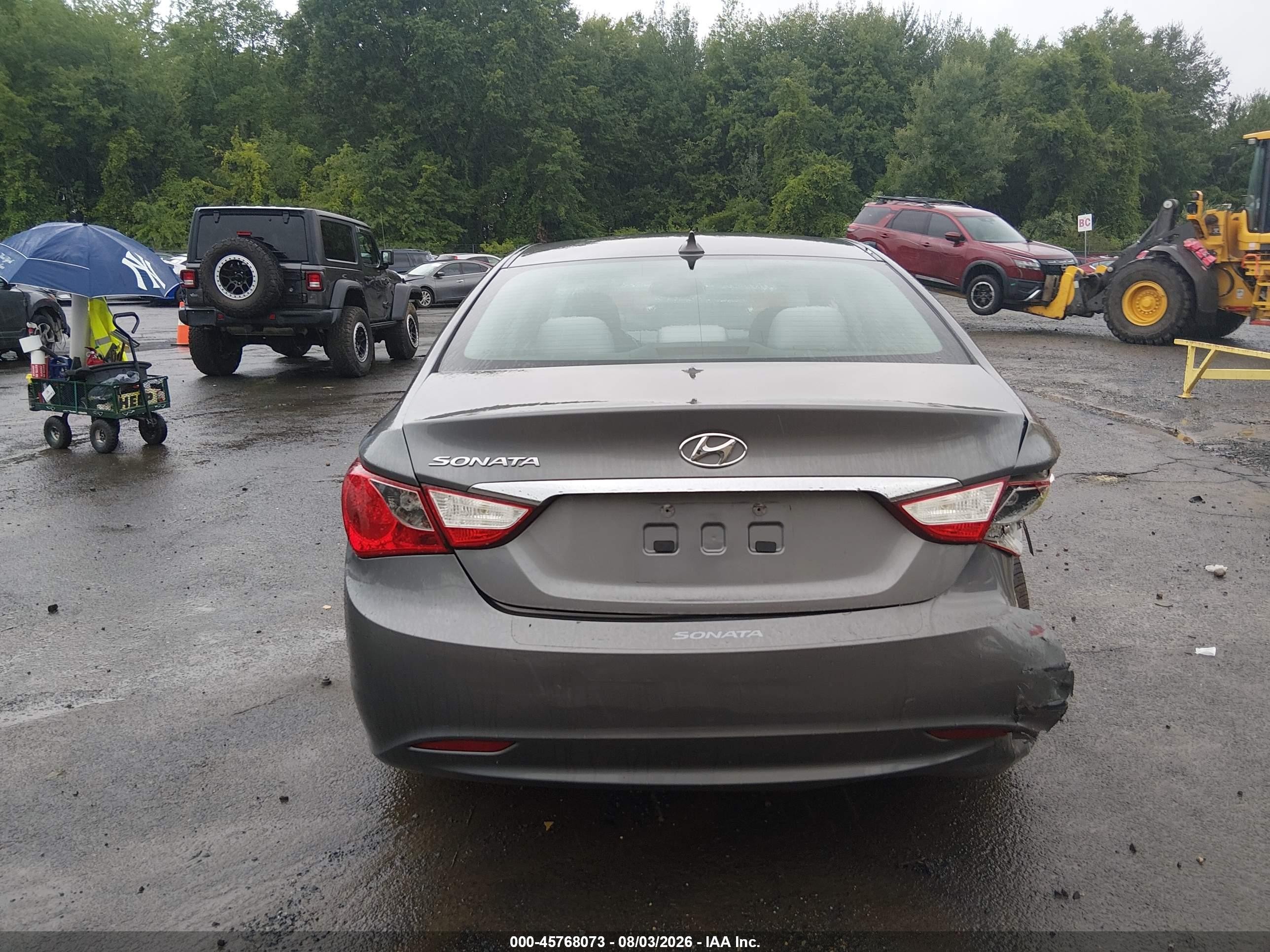 2013 Hyundai Sonata Gls Gray vin: 5NPEB4AC0DH698523