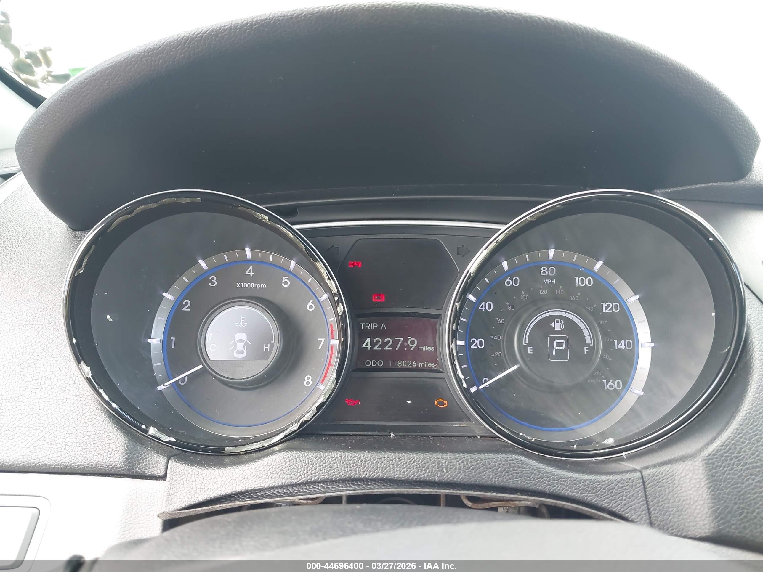 2013 Hyundai Sonata Gls Синий vin: 5NPEB4AC0DH702344