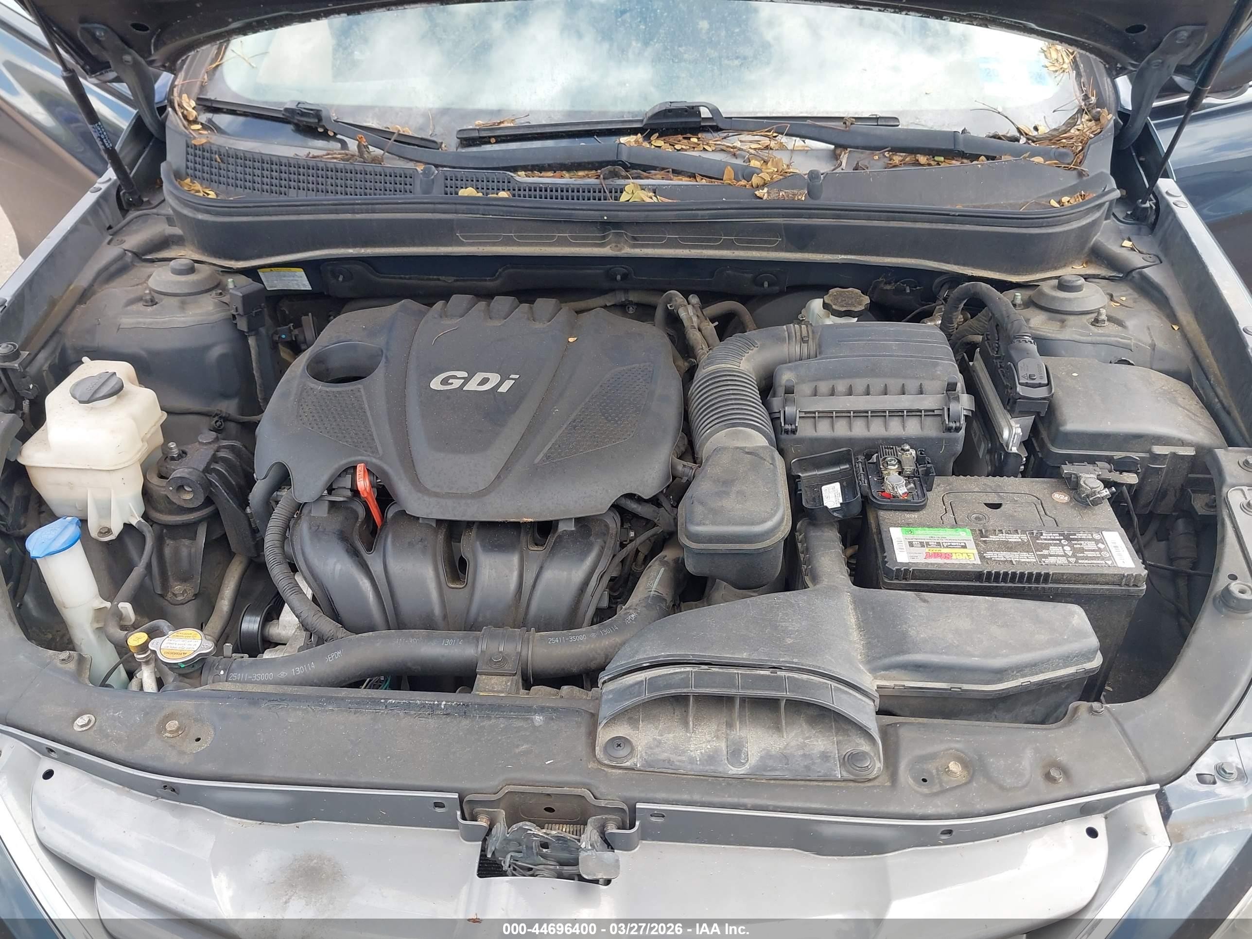 2013 Hyundai Sonata Gls Синий vin: 5NPEB4AC0DH702344