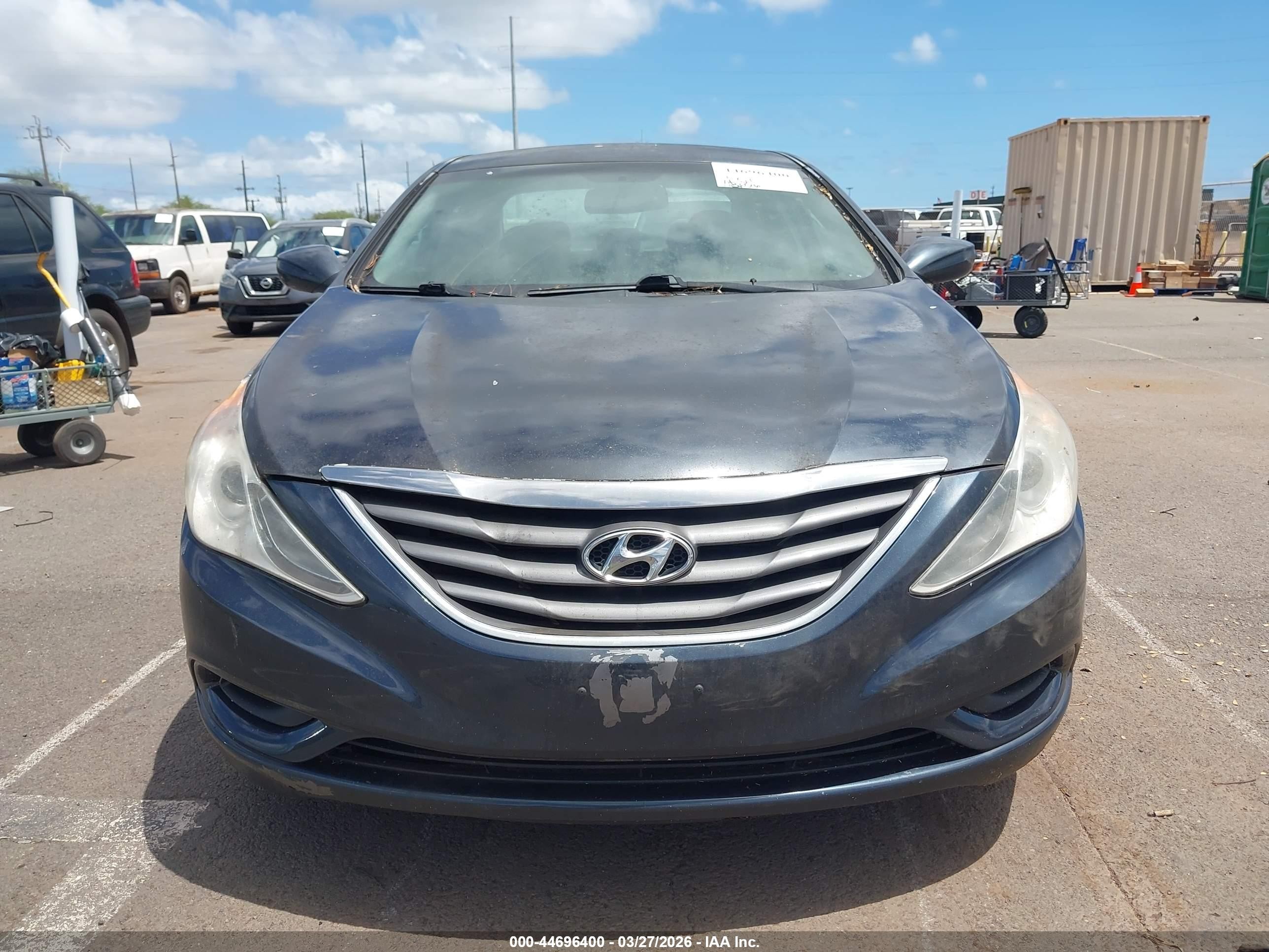 2013 Hyundai Sonata Gls Синий vin: 5NPEB4AC0DH702344